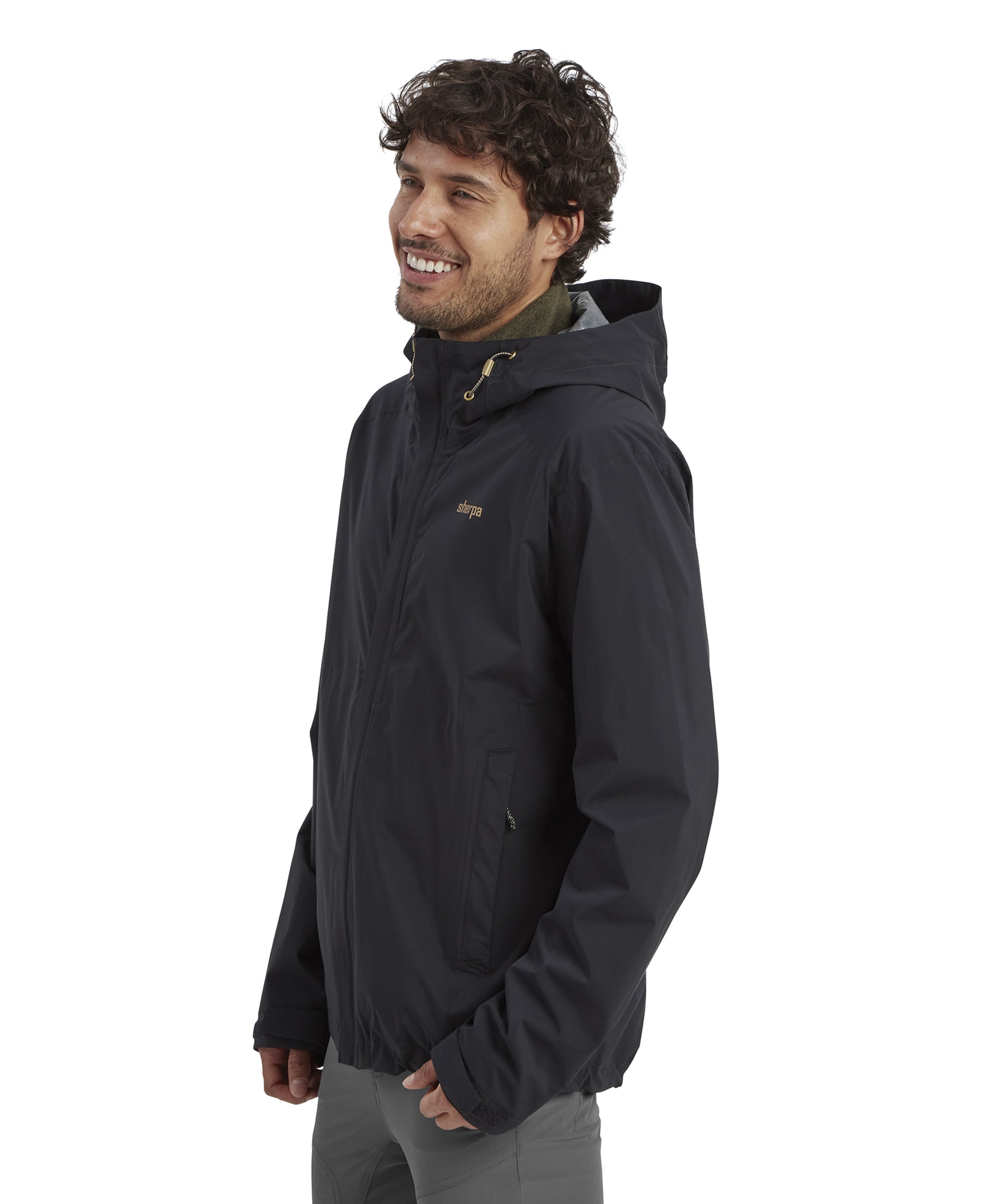 NANGA シュラフ Blackline Series 360ST Men's Nima Waterproof Jacket Black | Sherpa Adventure Gear