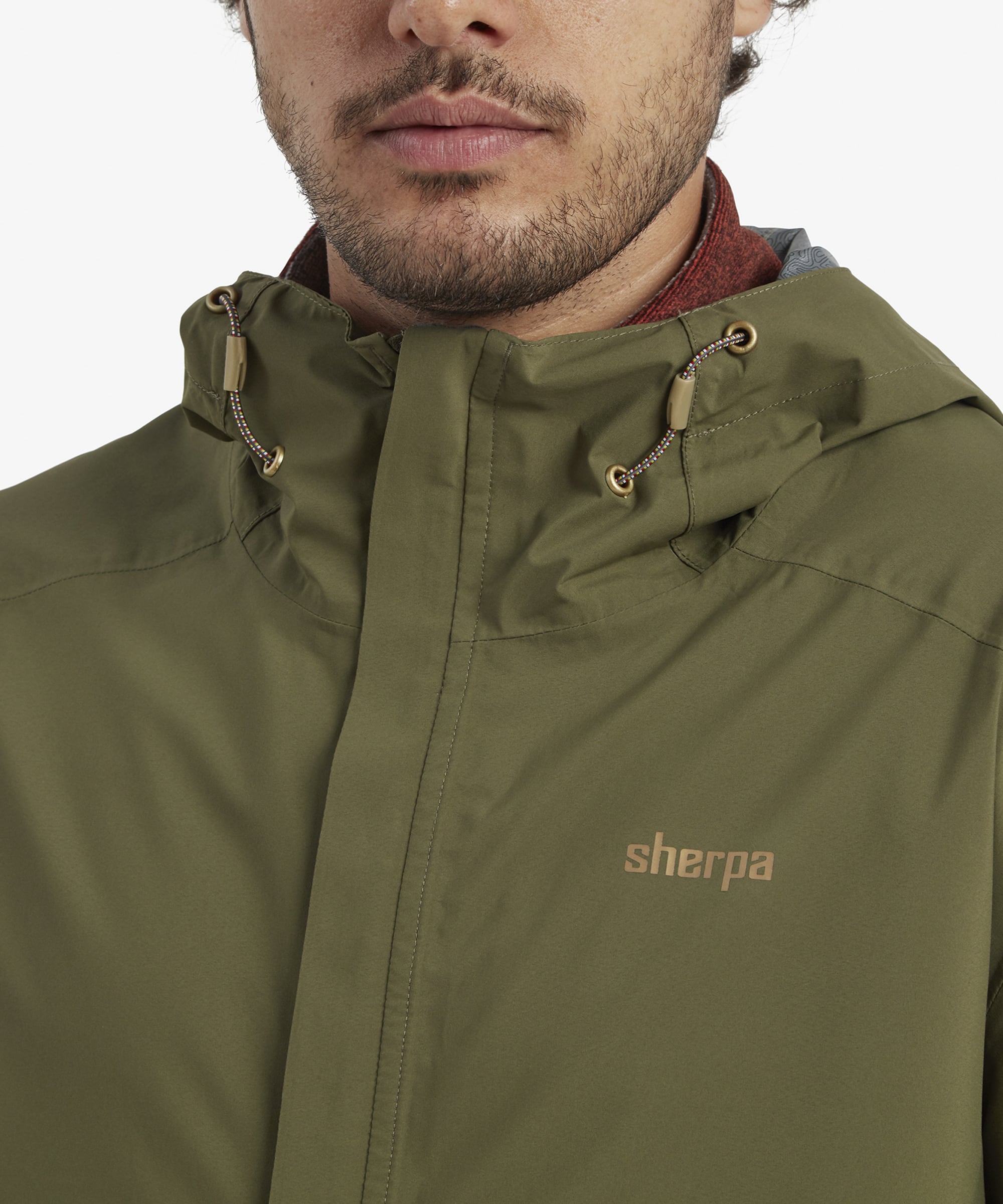 Men's Nima Waterproof Jacket Green | Sherpa Adventure Gear
