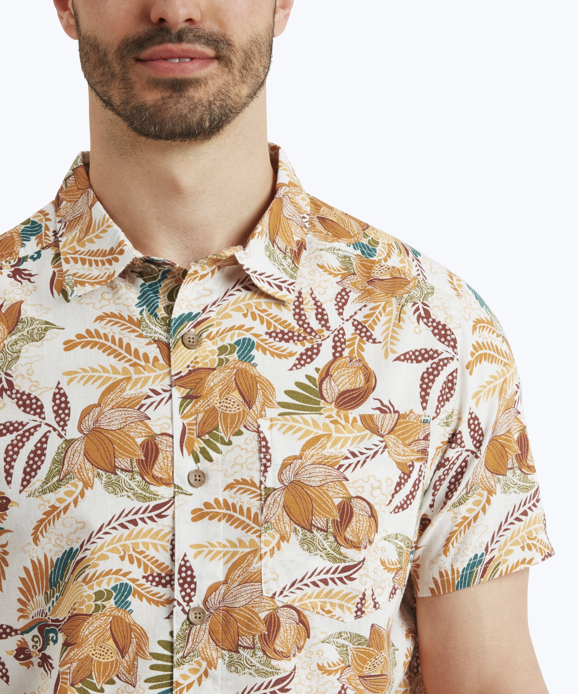 仏CHAPAL PILOT SHIRTSベージュ サイズUK M Mens Phoenix Short Sleeve Shirt Peetho | Sherpa Adventure Gear