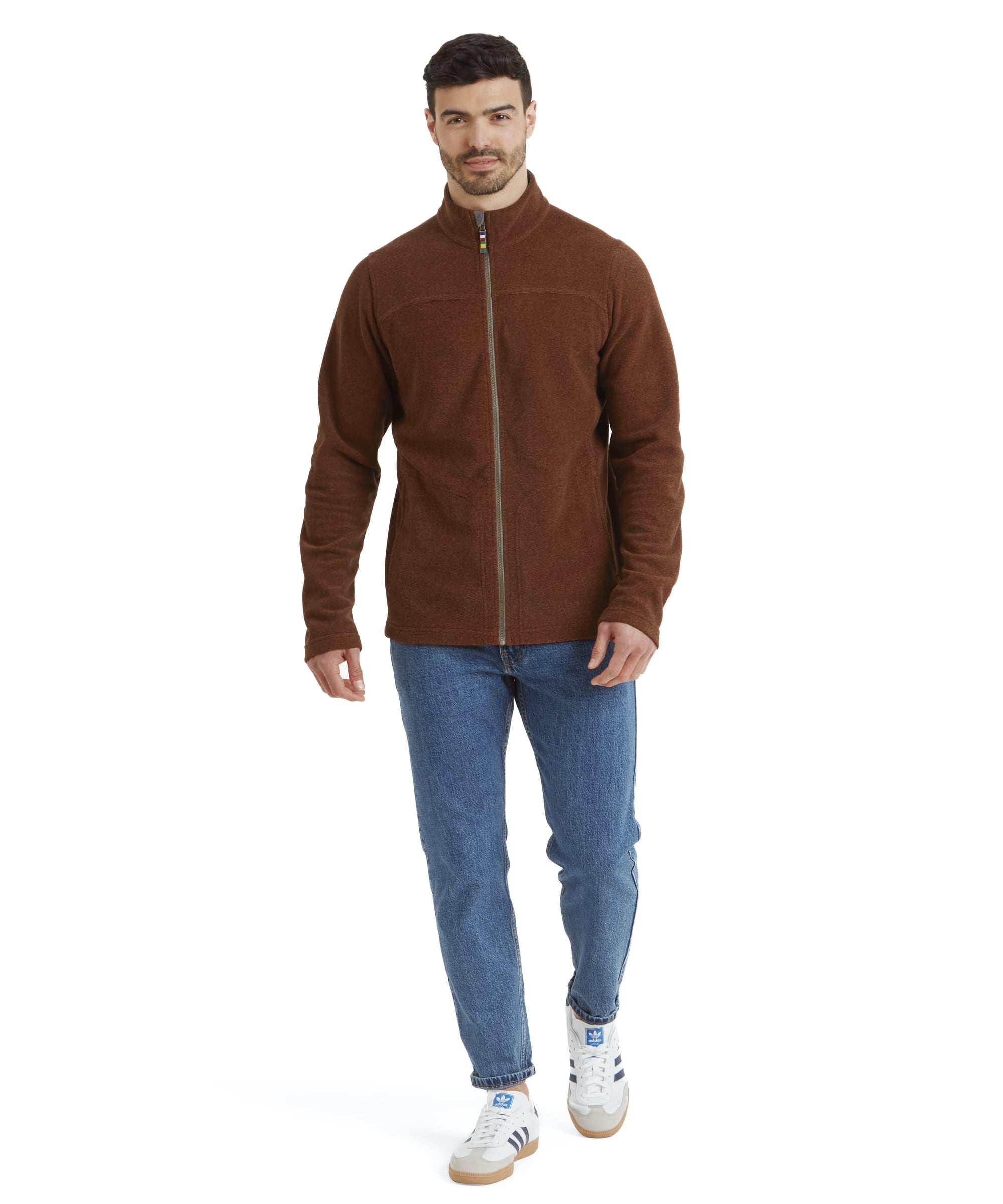 Men's Rolpa Eco Fleece Jacket Red | Sherpa Adventure Gear