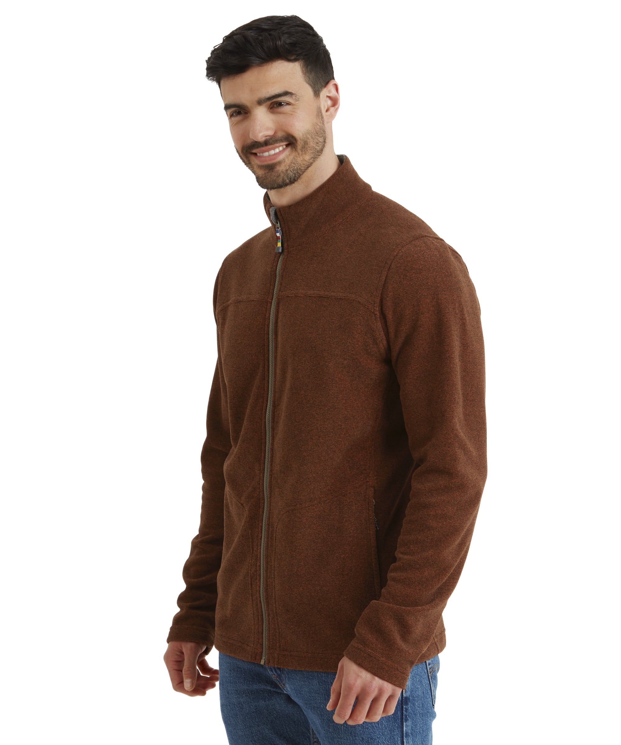 Men's Rolpa Eco Fleece Jacket Red | Sherpa Adventure Gear