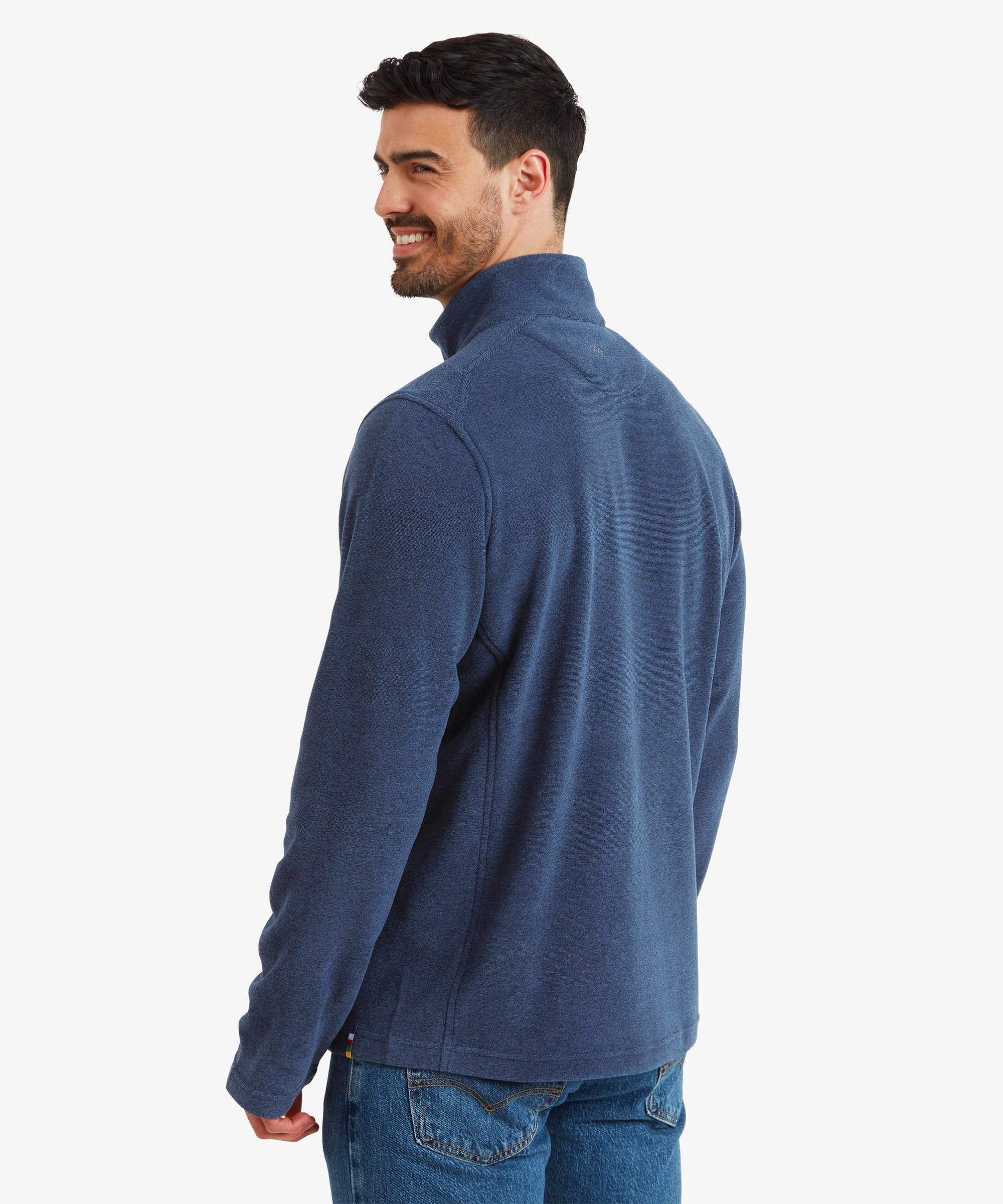 Rolpa Eco Quarter Zip Fleece - Rathee Blue