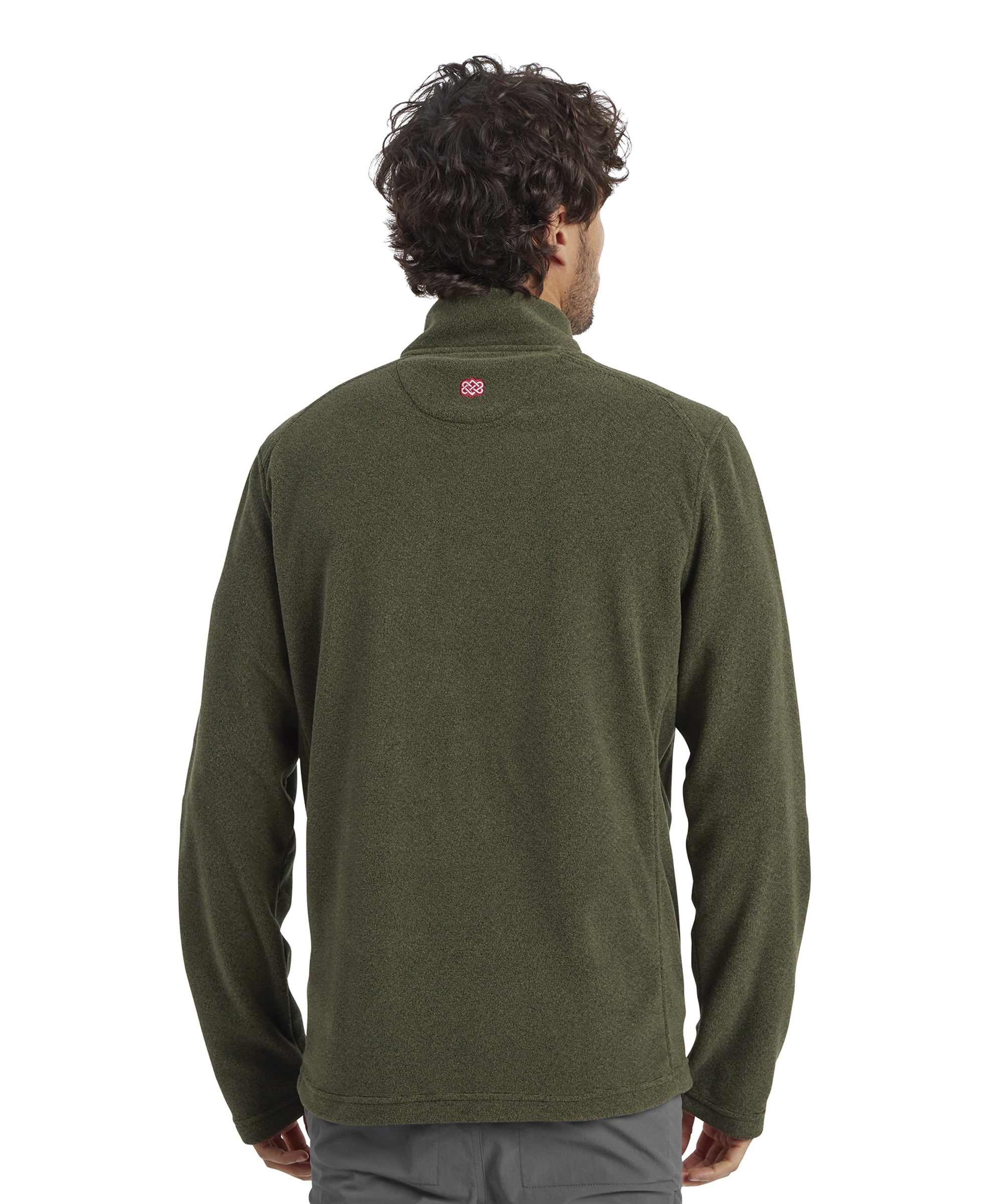 Men's Rolpa 1/4 Zip Fleece Green | Sherpa Adventure Gear
