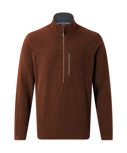 Men's Rolpa Eco Fleece 1/4 Zip Red | Sherpa Adventure Gear
