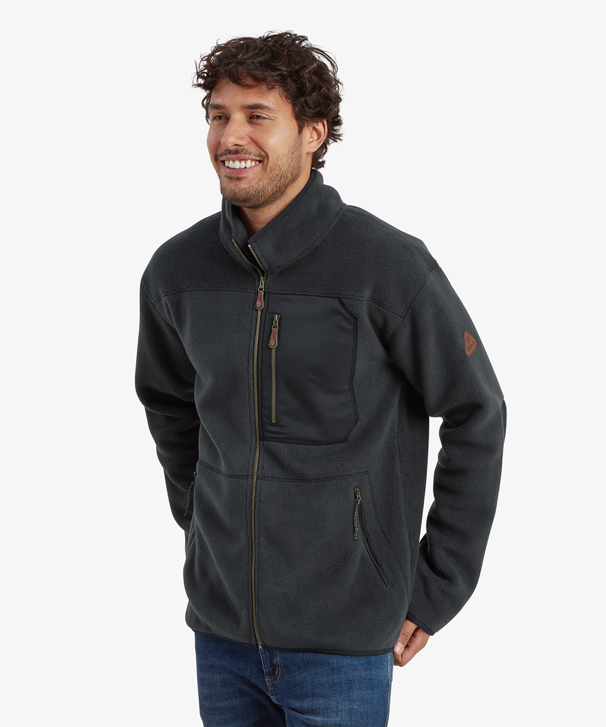 Men's Sanani Fleece Jacket Black | Sherpa Adventure Gear