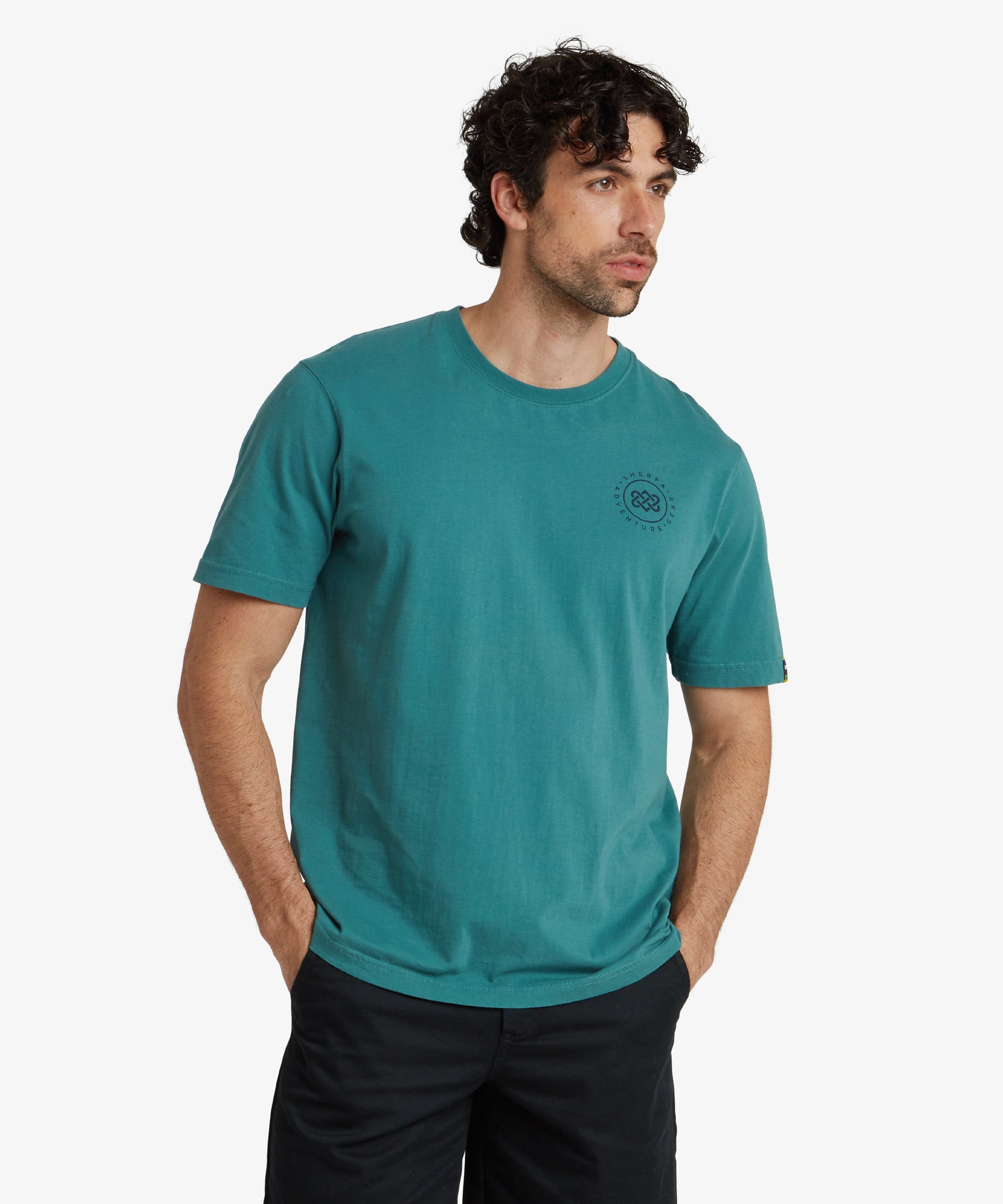 Men's Summit T-Shirt Blue | Sherpa Adventure Gear