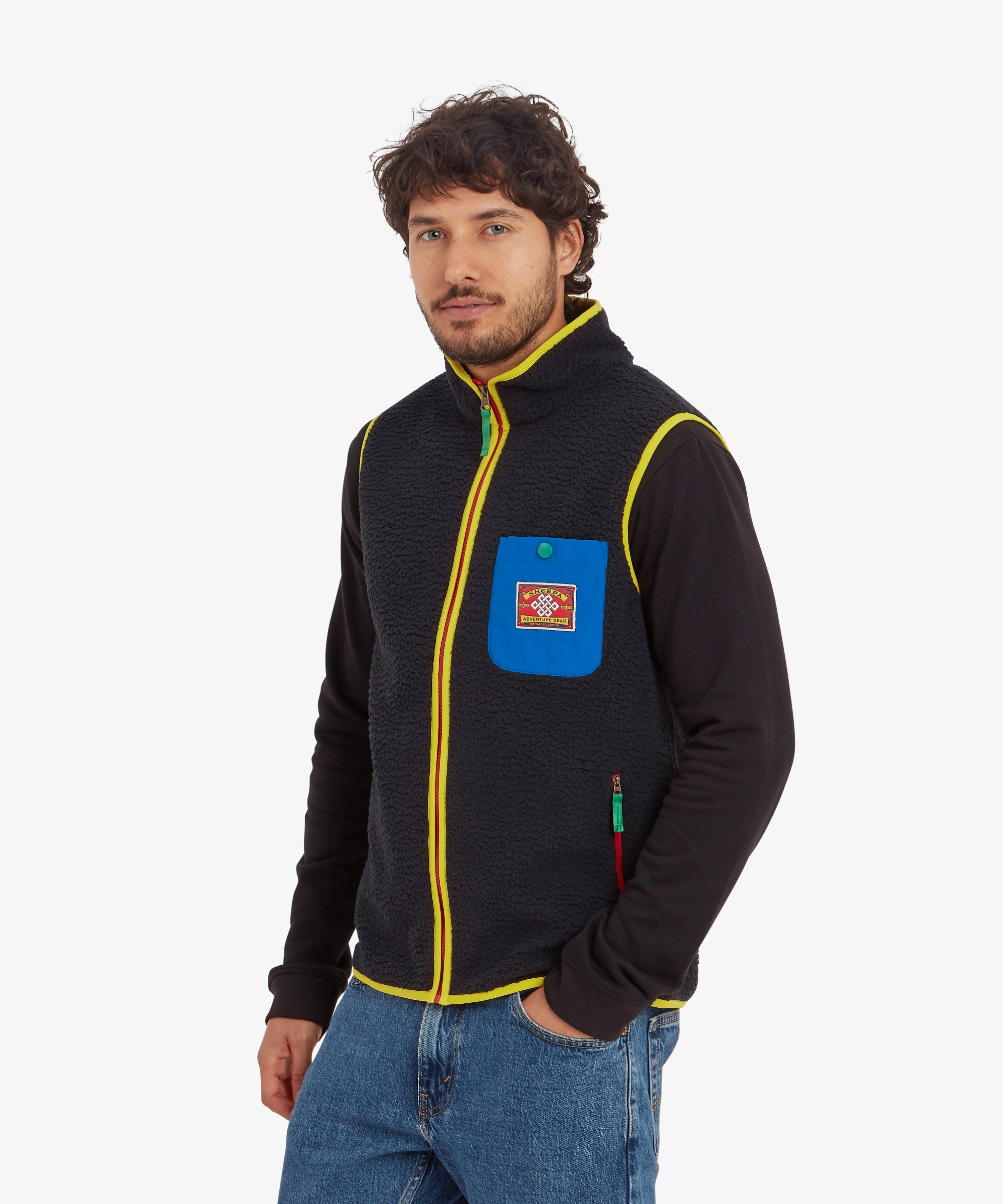 Unisex Tarcho Vest Black | Sherpa Adventure Gear