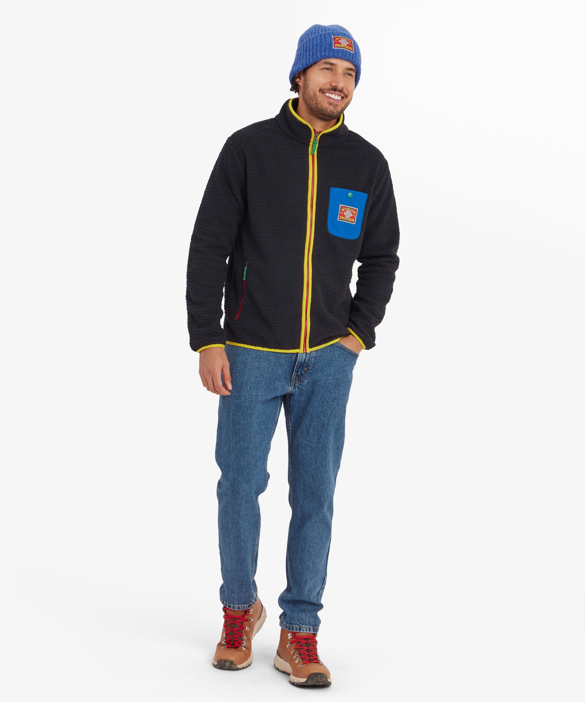 Unisex Tarcho Full Zip Fleece Black | Sherpa Adventure Gear
