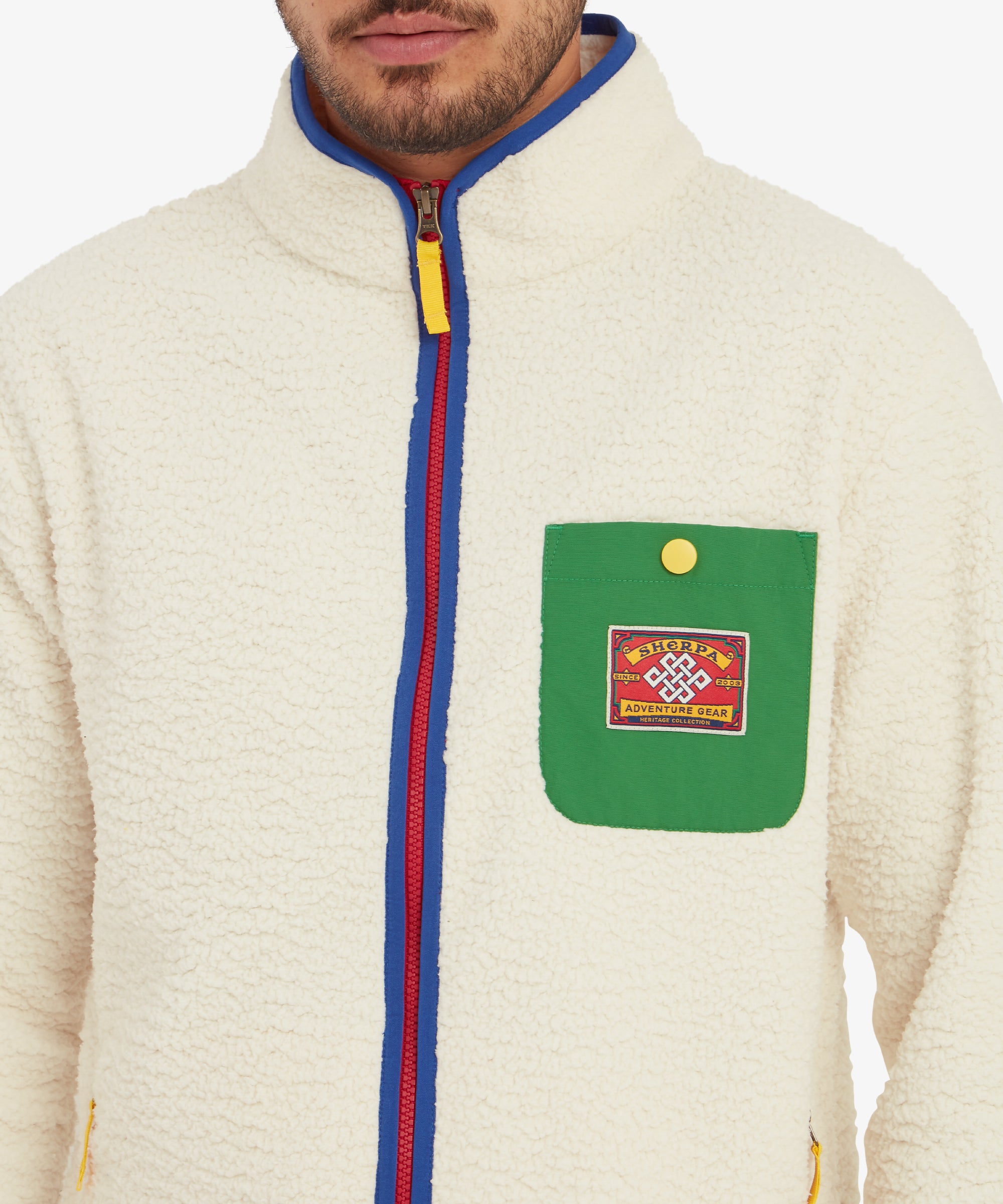 【sherpa】 Unisex Tarcho Full Zip Jacket cream | Sherpa Adventure Gear