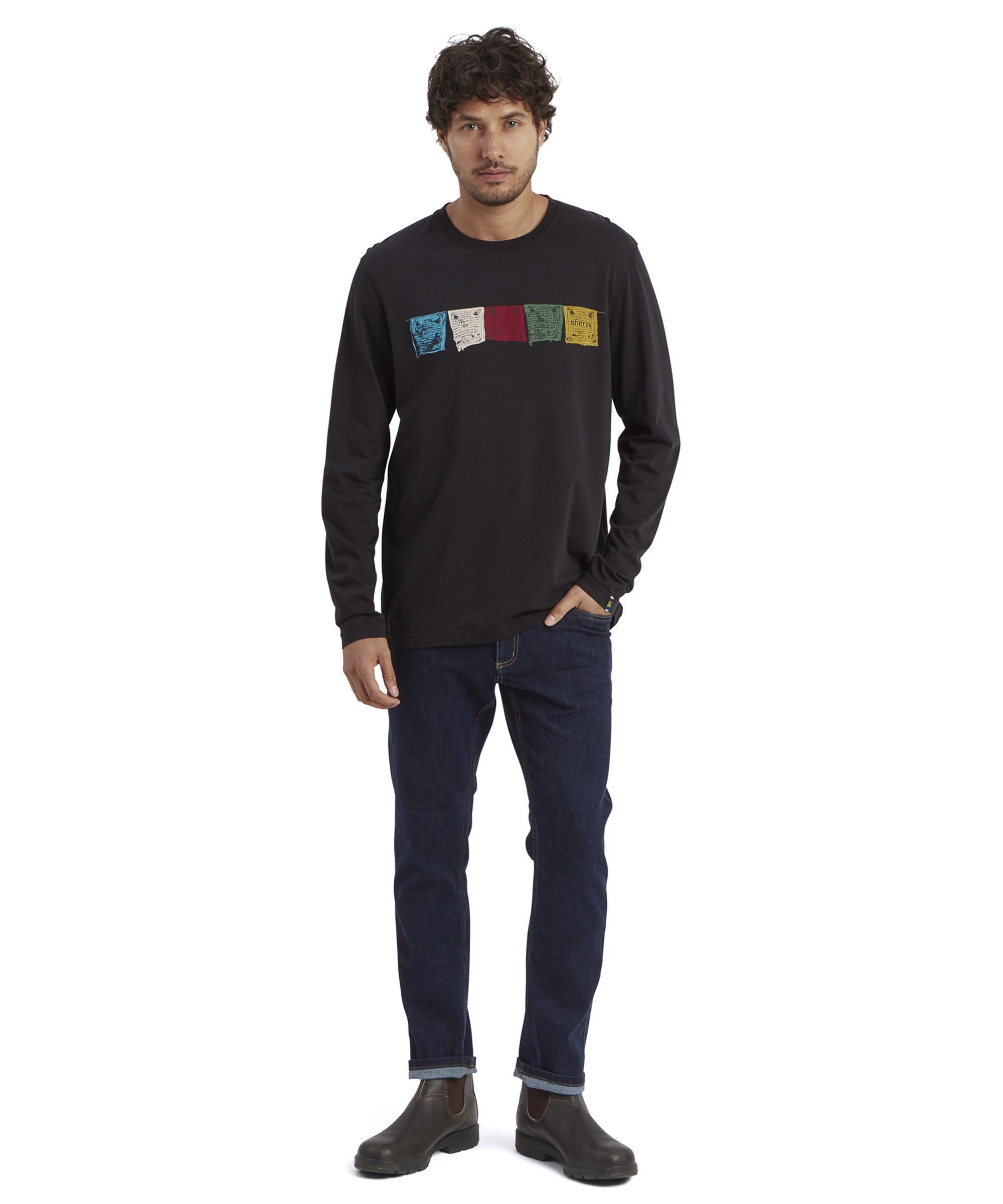 Mens Tarcho T-Shirt Black | Sherpa Adventure Gear