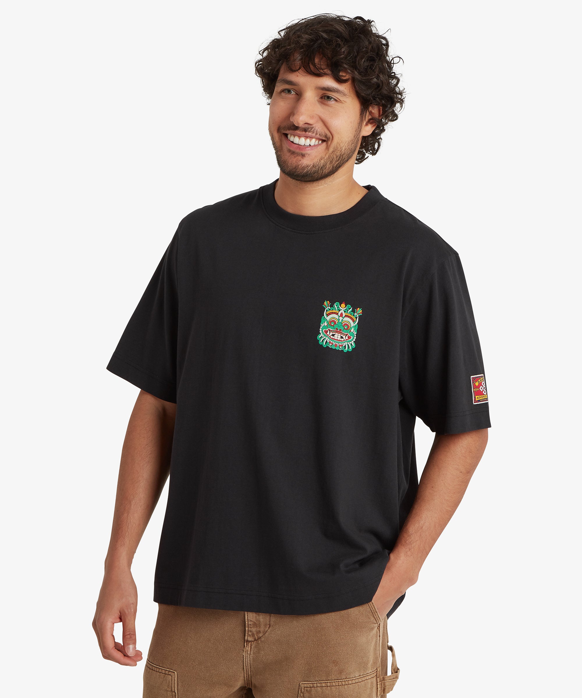 Tarcho Mask T-Shirt  - Black