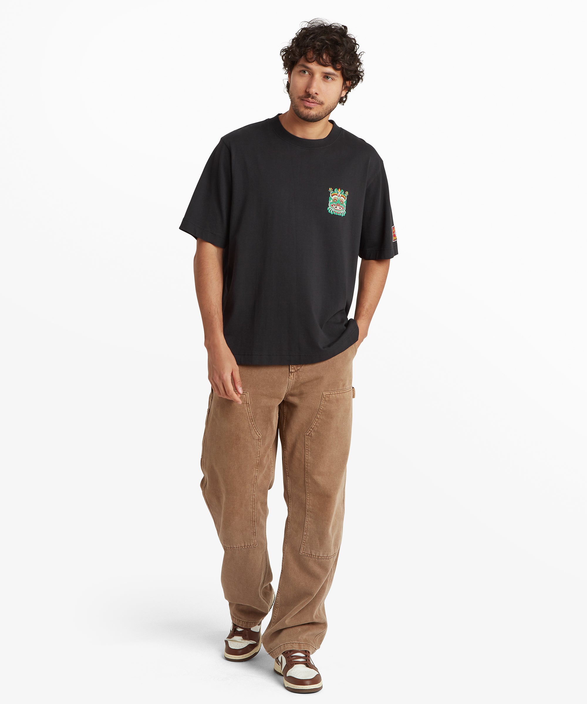 Tarcho Mask T-Shirt  - Black