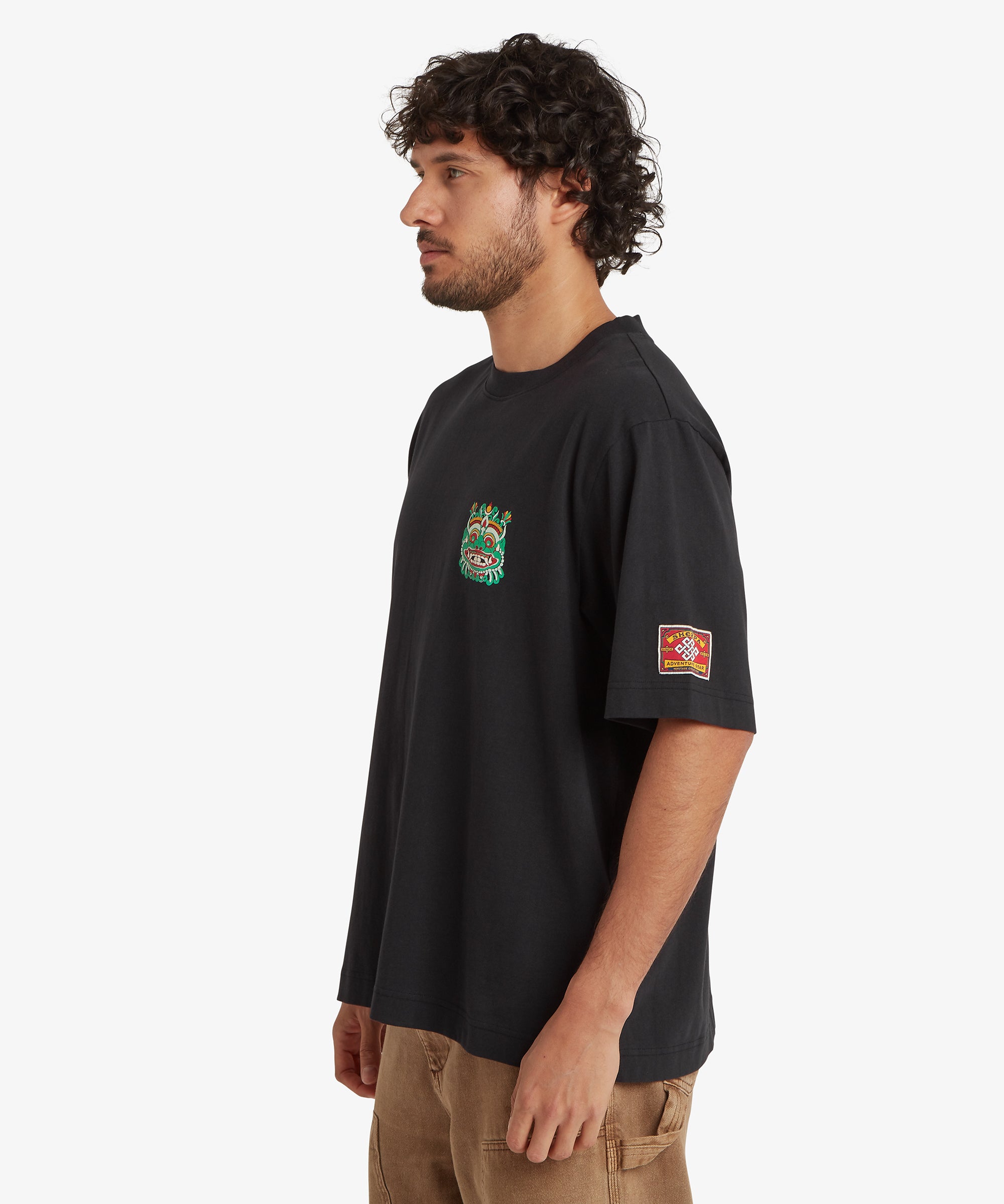 Unisex Tarcho Mask T-Shirt Black | Sherpa Adventure Gear