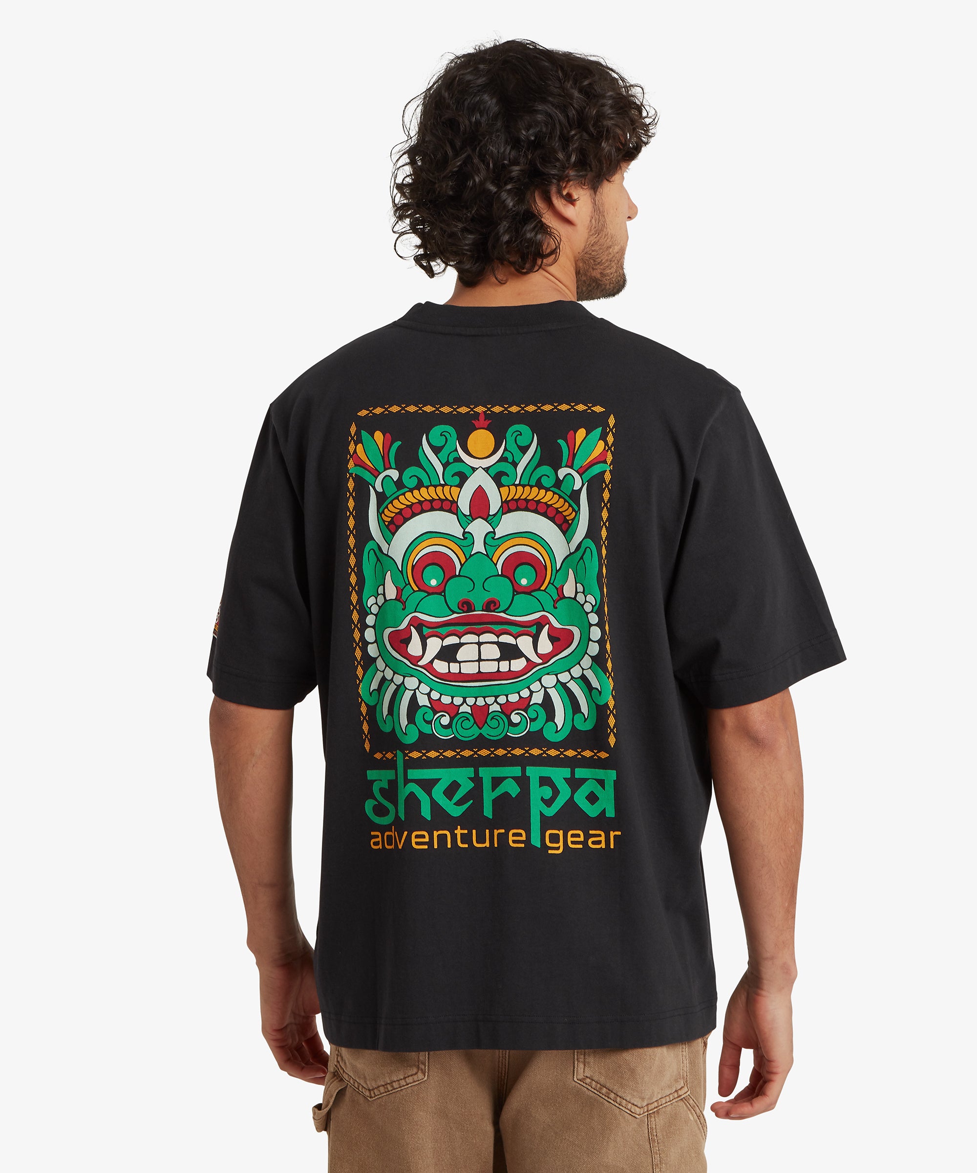 Unisex Tarcho Mask T-Shirt Black | Sherpa Adventure Gear