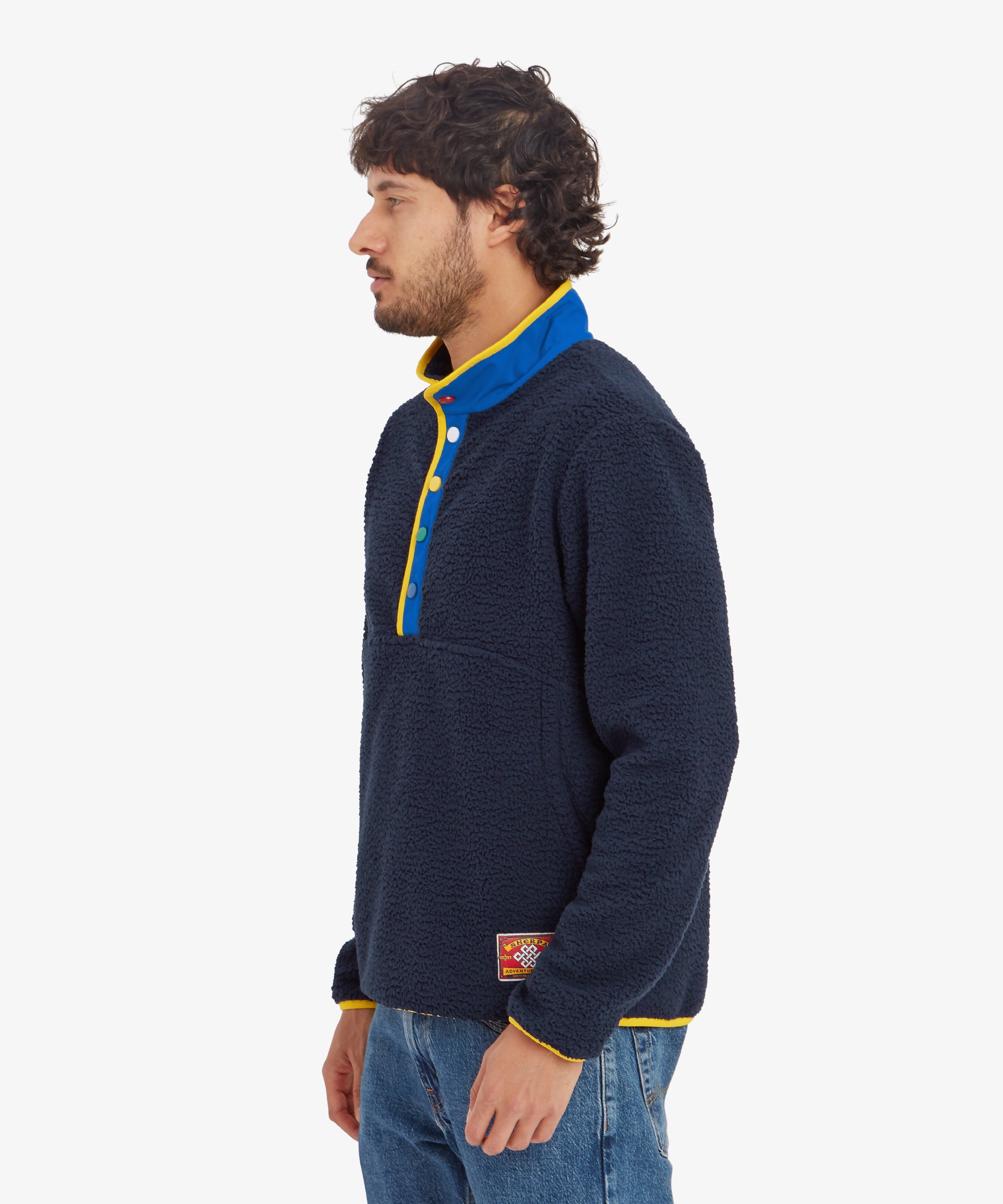 Tarcho Quarter Snap Pullover – Rathee Blue