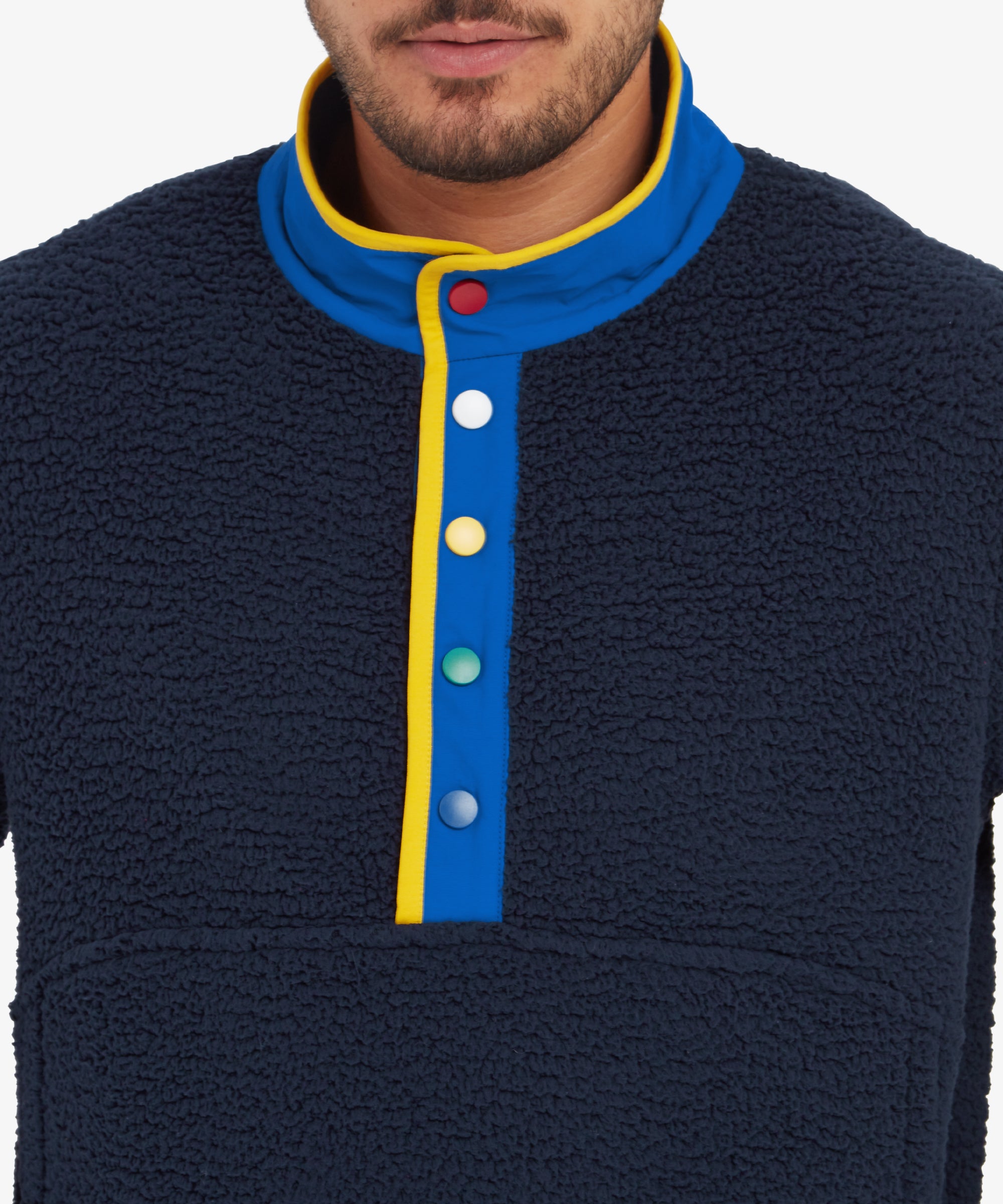 Tarcho Quarter Snap Pullover – Rathee Blue