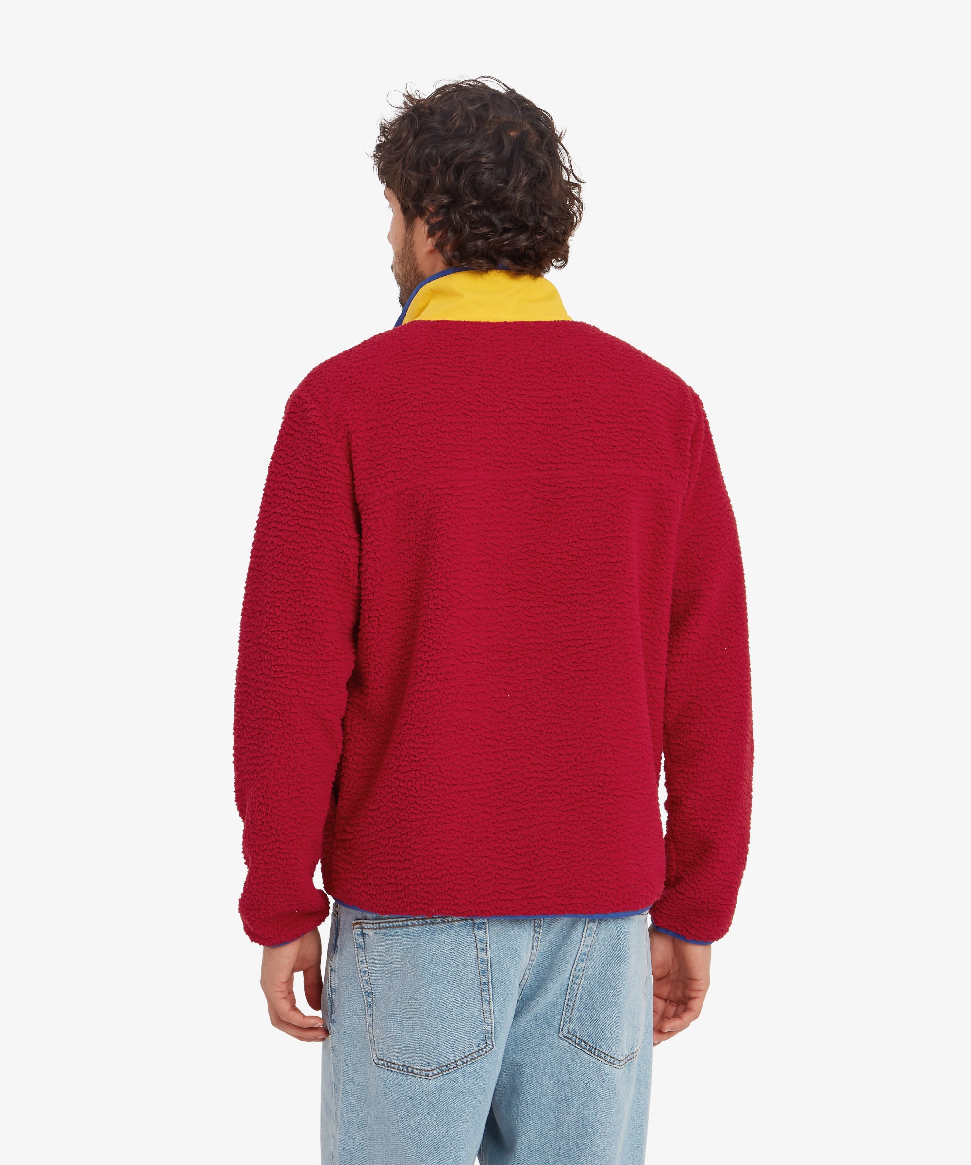 Unisex Tarcho Quarter Snap Pullover Red | Sherpa Adventure Gear