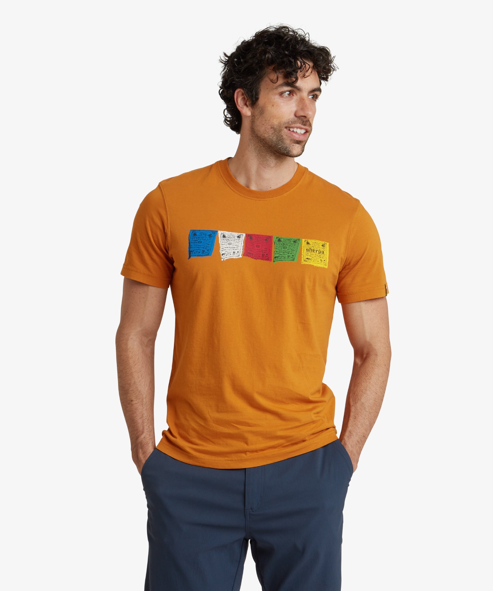 Mens Tarcho T-Shirt Orange | Sherpa Adventure Gear