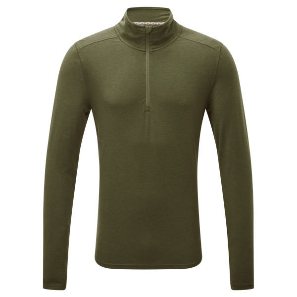 Mens Tendu Half Zip Green | Sherpa Adventure Gear
