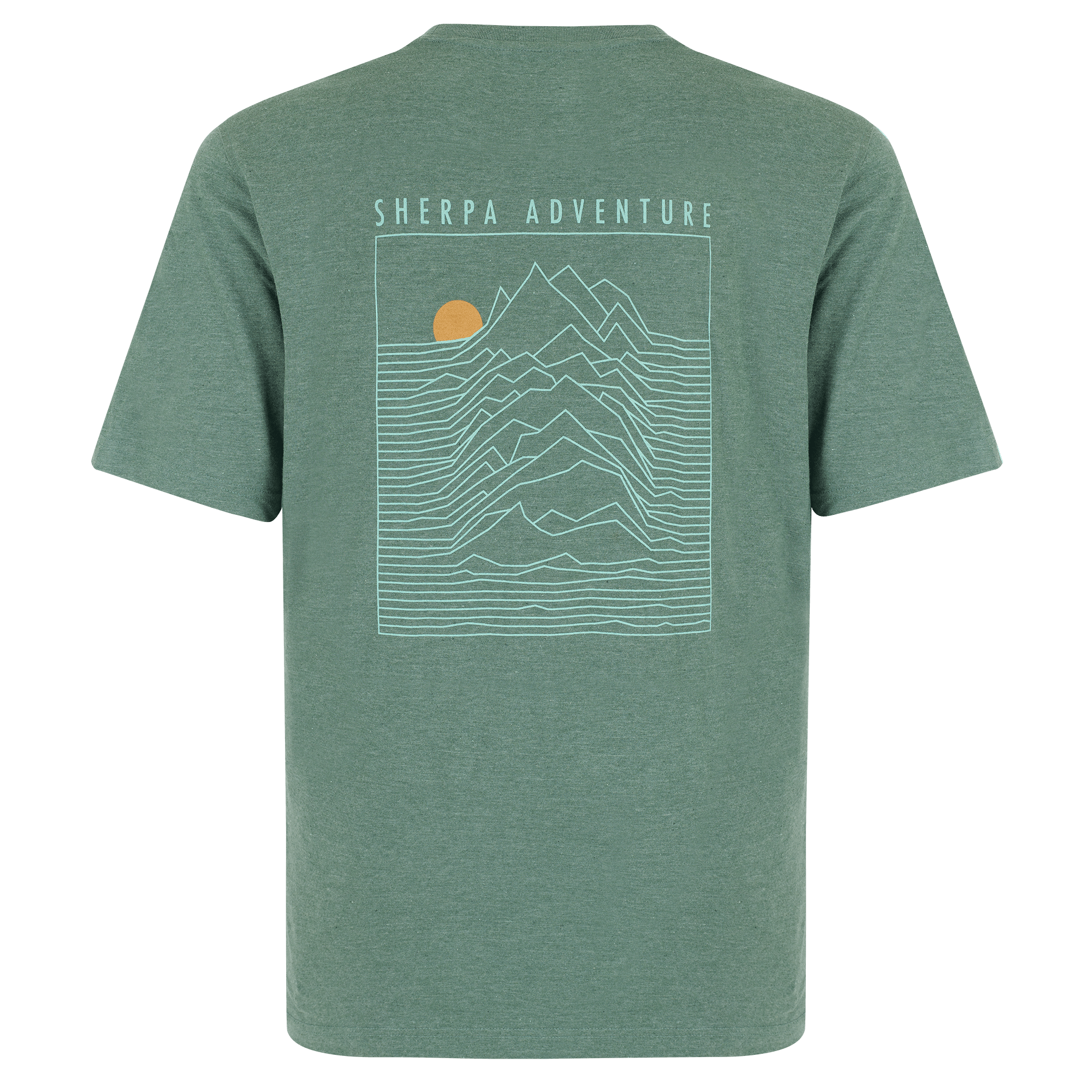 Mens Terrain T-Shirt Green Sherpa Adventure Gear - Main Image