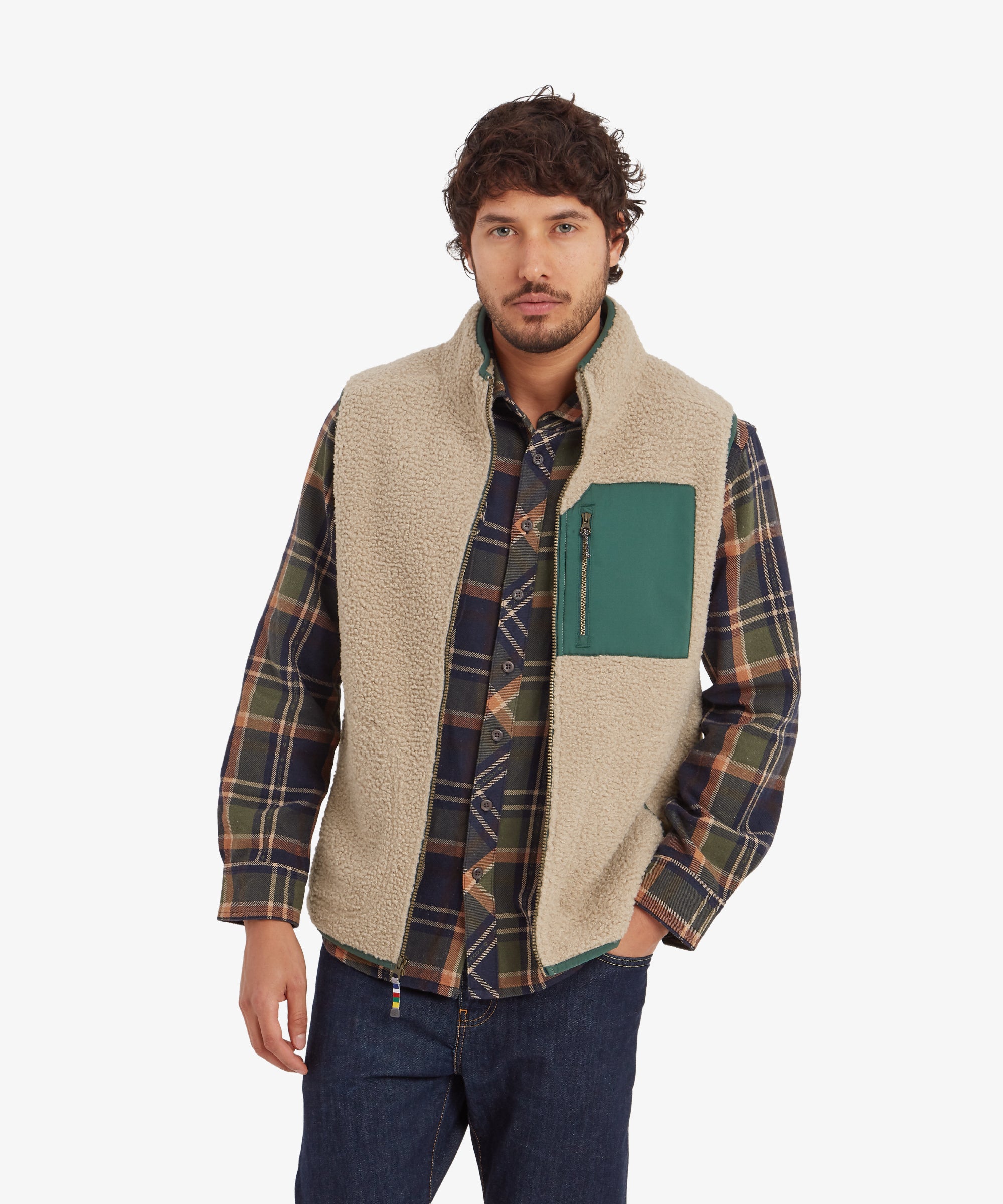 Mens Yatri Vest Beige | Sherpa Adventure Gear