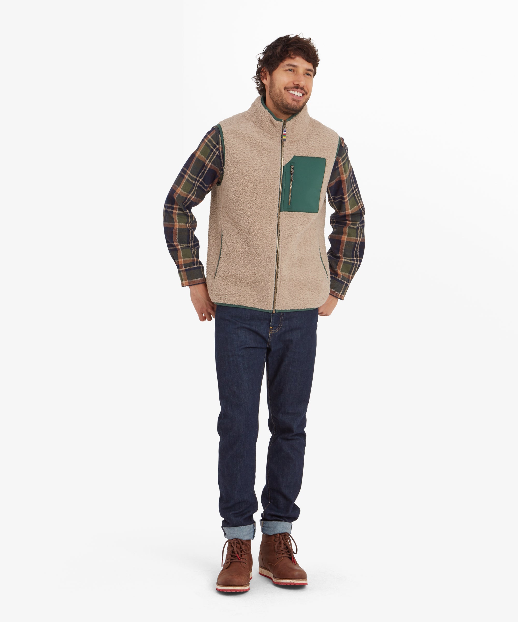 Mens Yatri Vest Beige | Sherpa Adventure Gear
