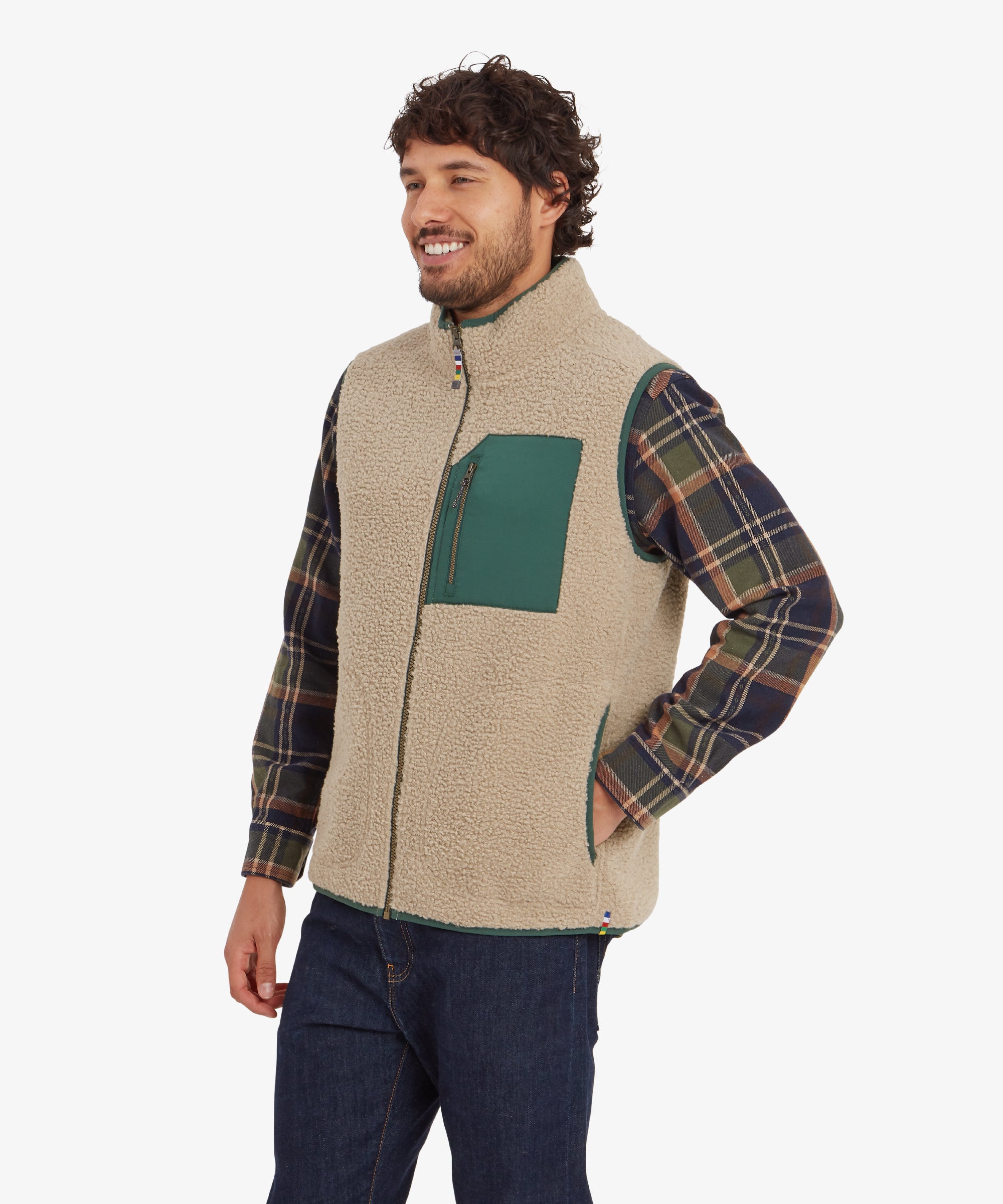sherpa adventure gear herren Yatri Weste Beige – Herren