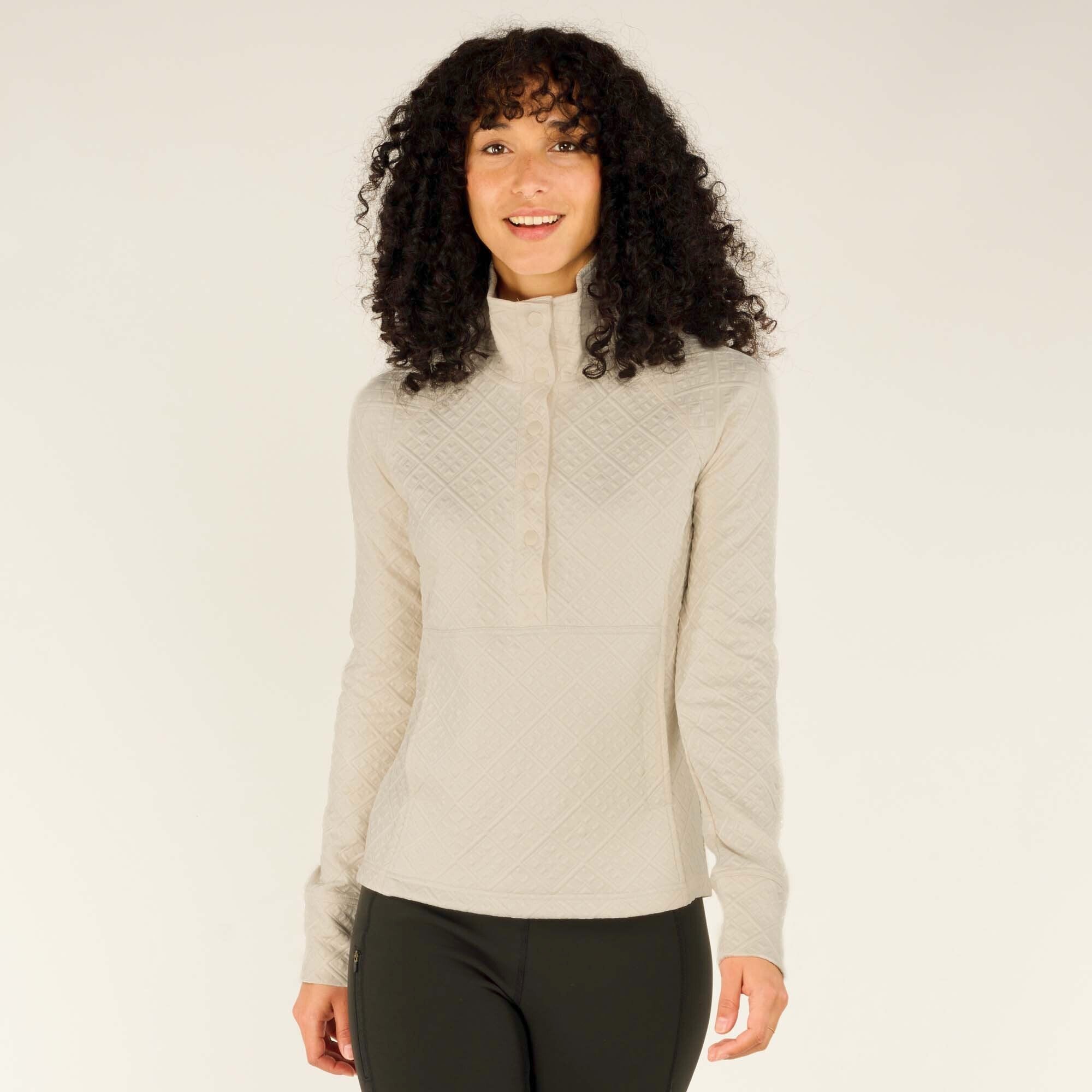 Womens Nyano Snap Mock Neck | Sherpa Adventure Gear