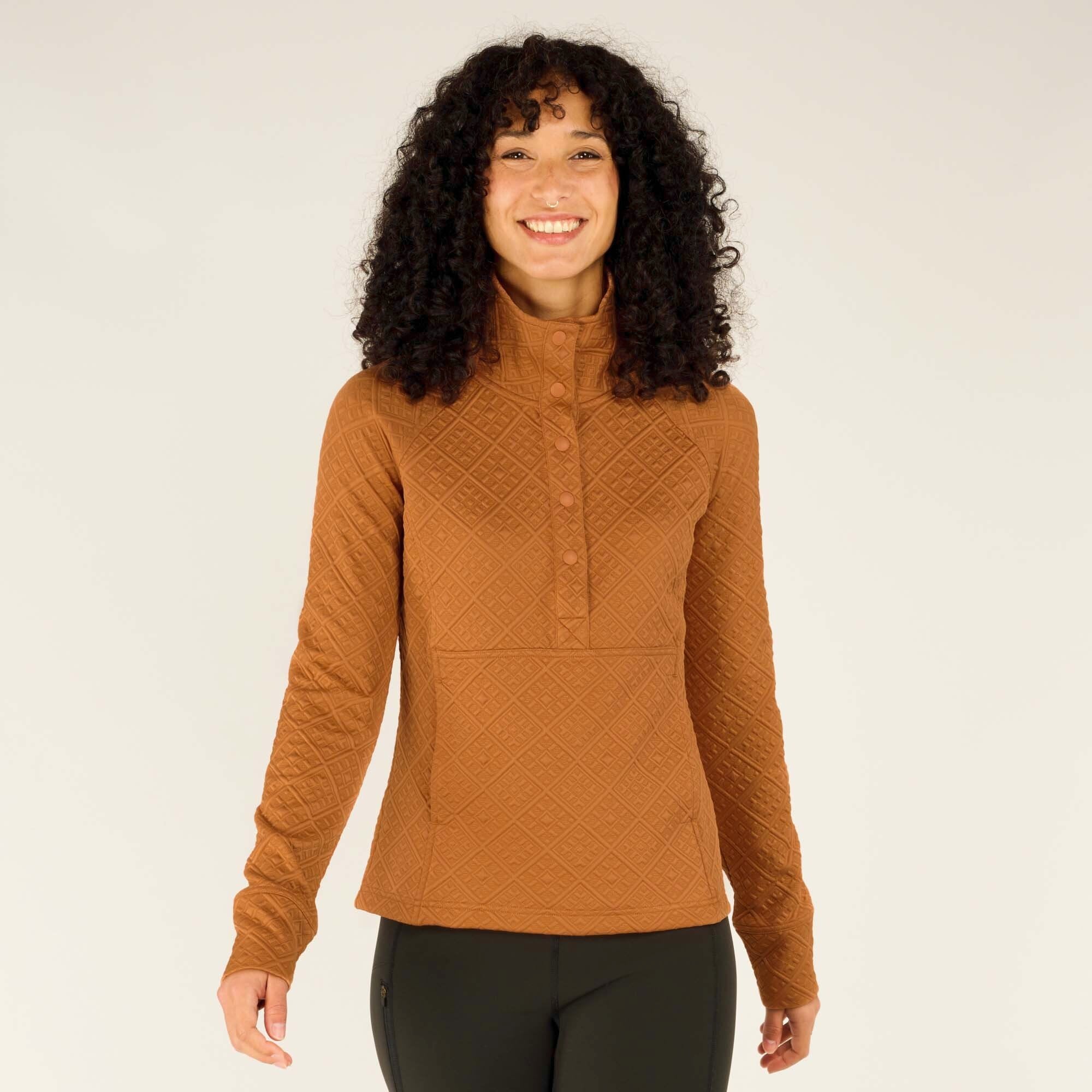 Womens Nyano Snap Mock Neck | Sherpa Adventure Gear