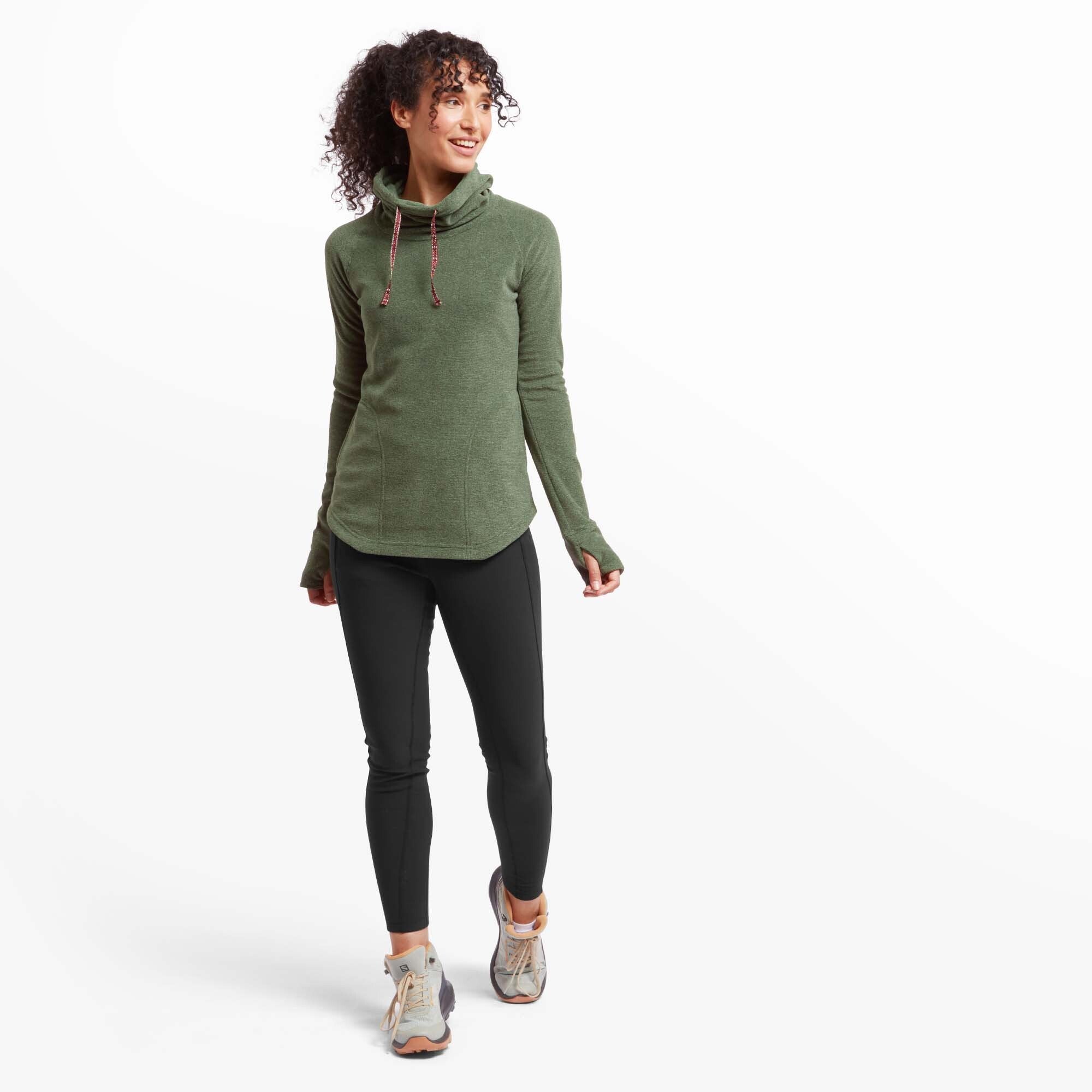 Womens Rolpa Eco Pullover Green | Sherpa Adventure Gear