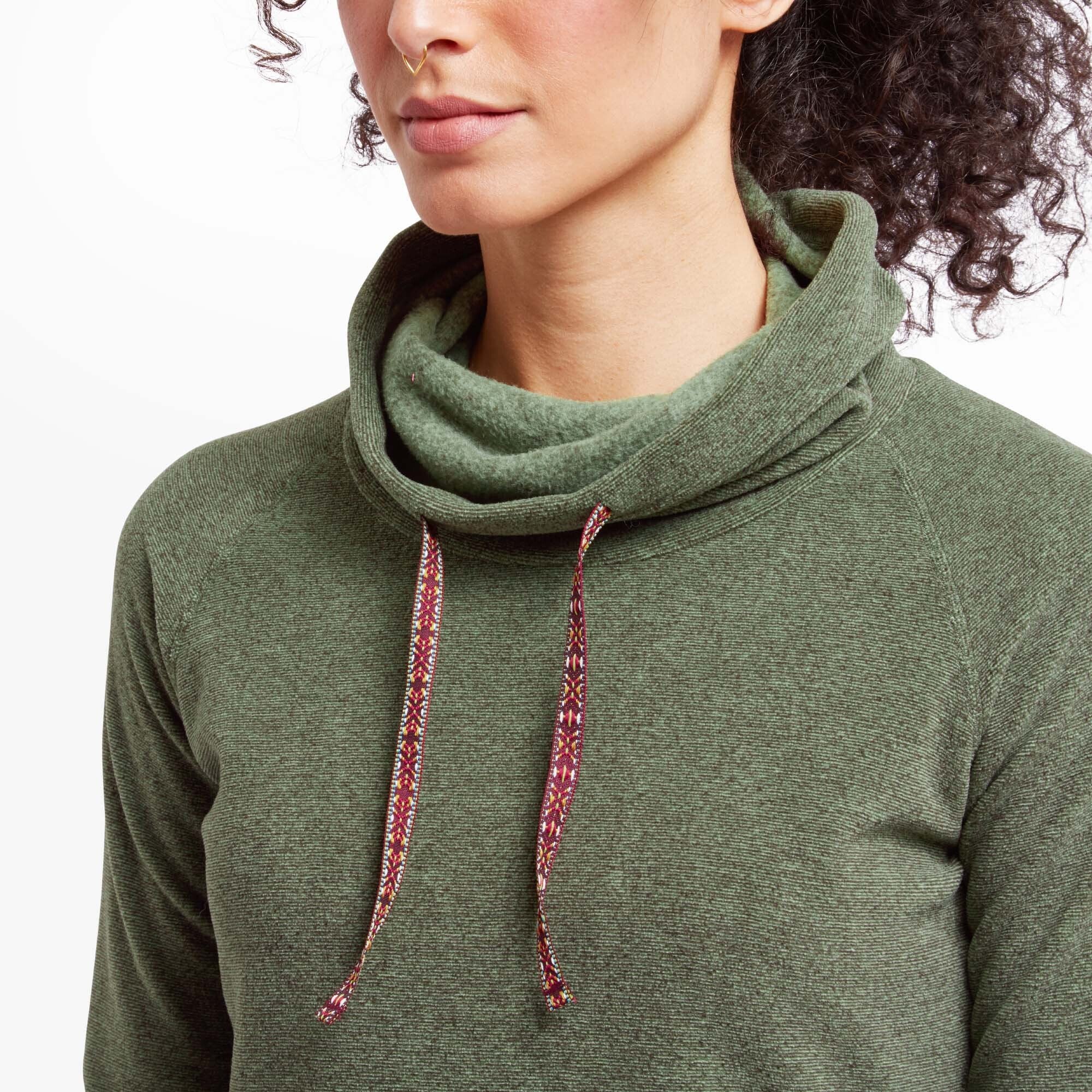 Womens Rolpa Eco Pullover Green | Sherpa Adventure Gear