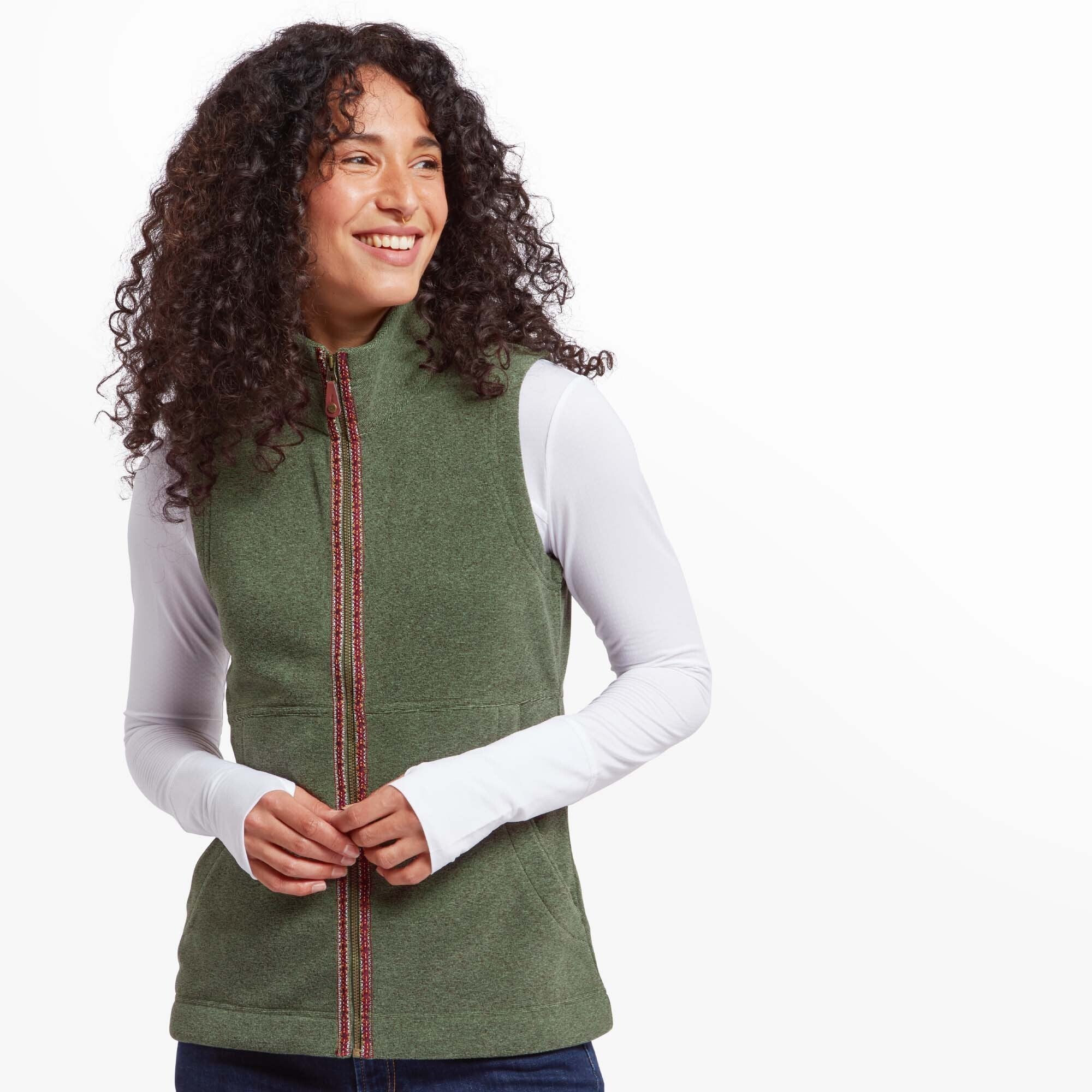 Japan-limited POLER JACQUARD SHERPA VEST outer lambskin