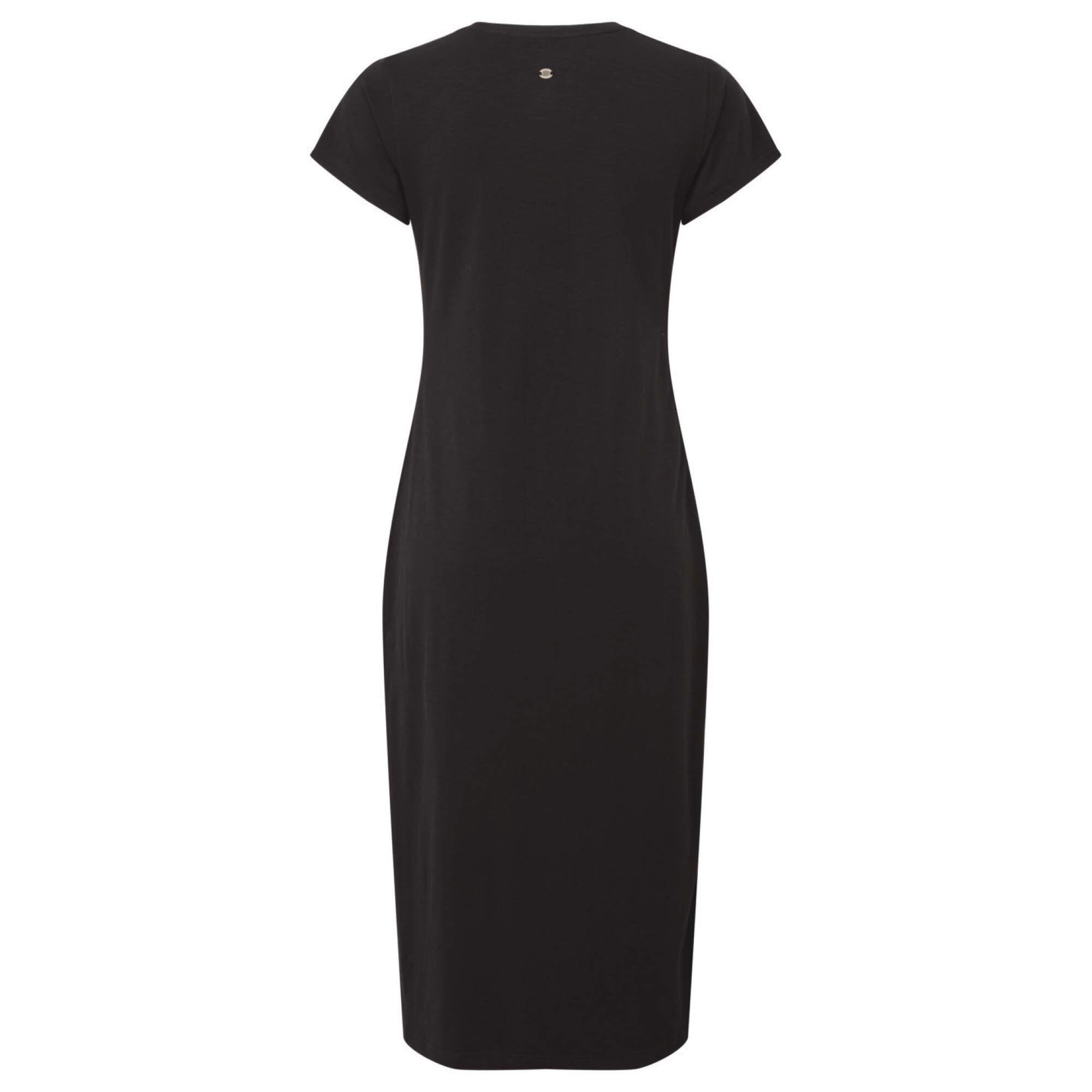 Sherpa Adventure Gear Shaanti Dress in Black from the back