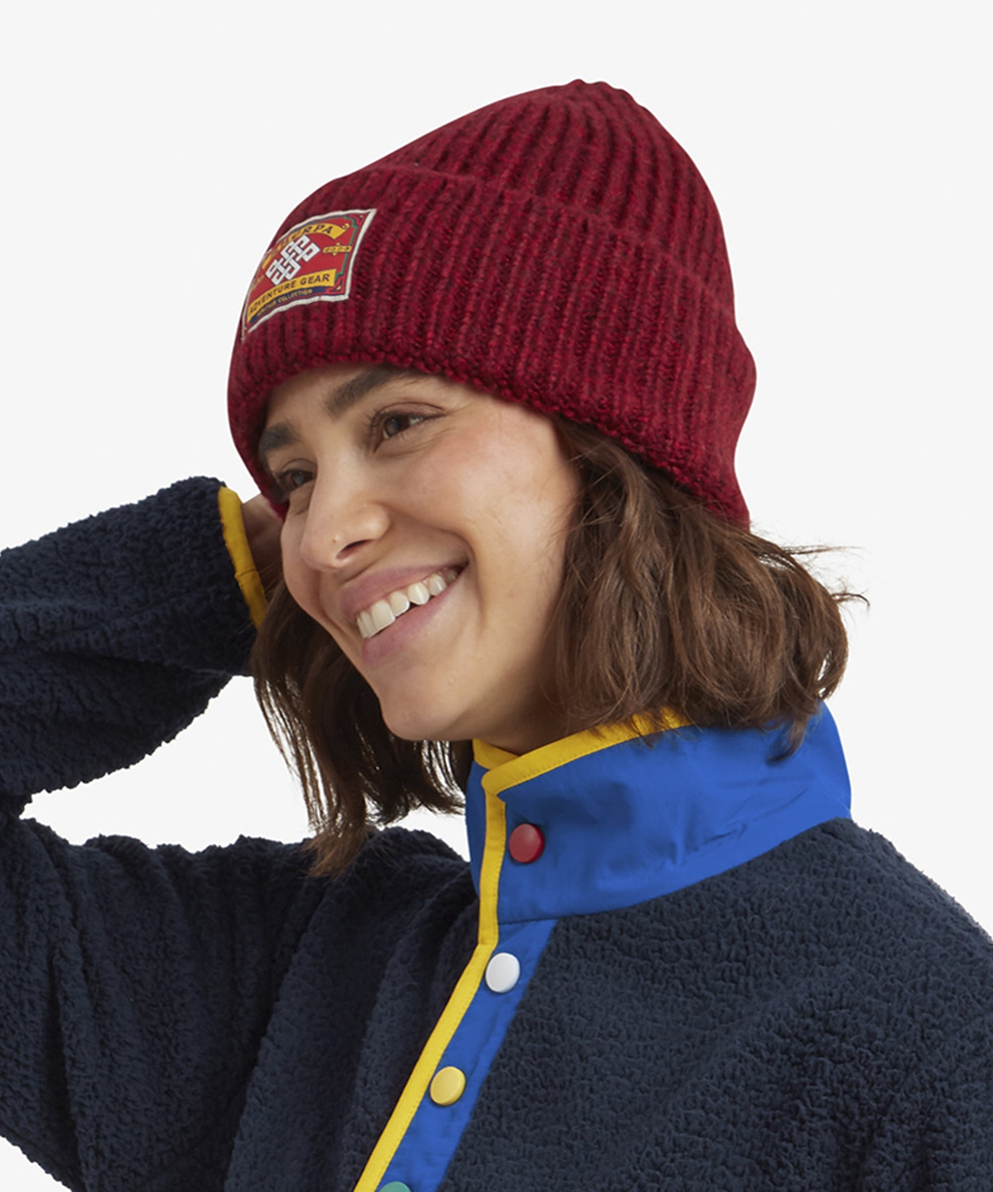 Unisex Tarcho Knit Beanie Red | Sherpa Adventure Gear