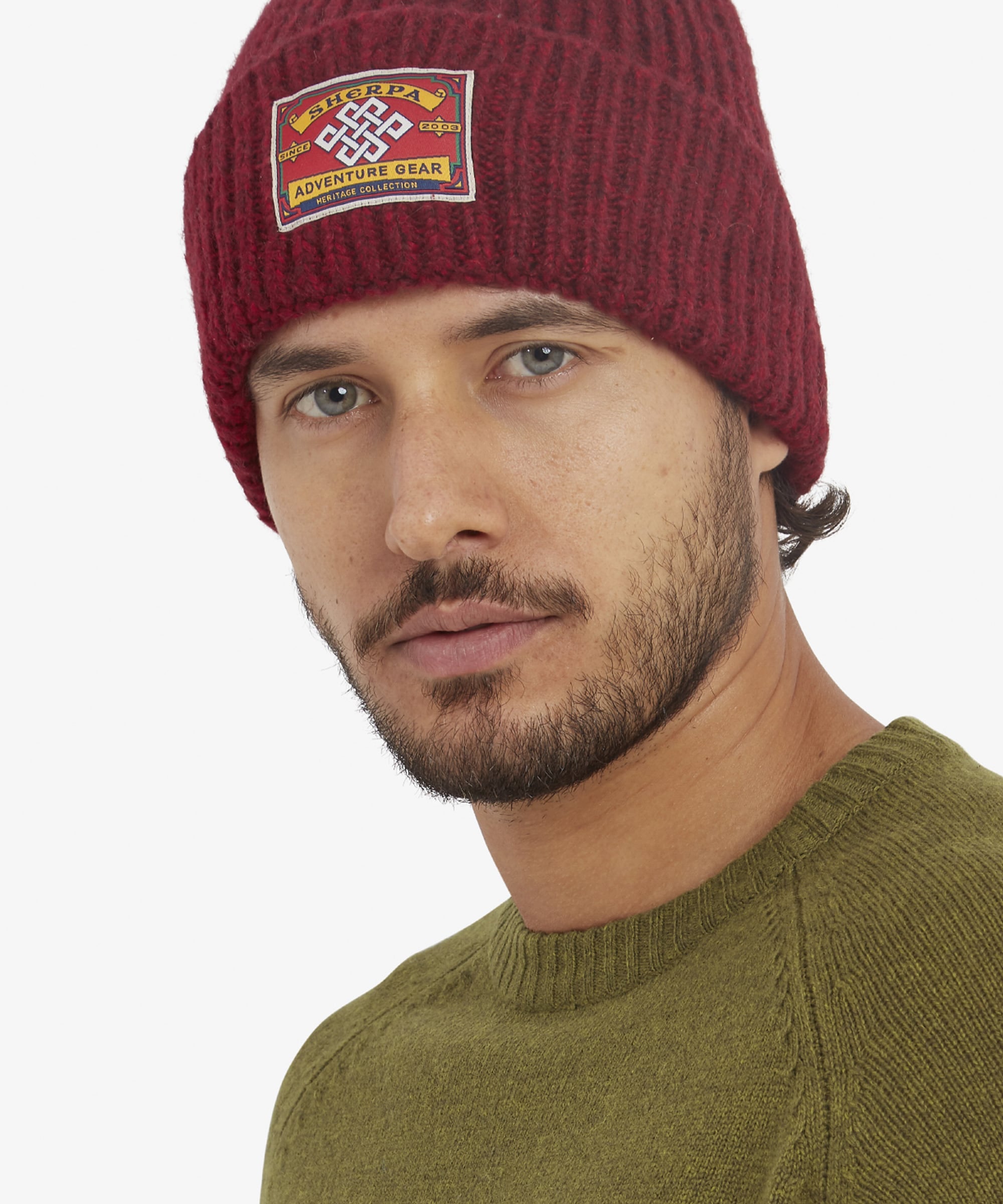Unisex Tarcho Knit Beanie Red | Sherpa Adventure Gear