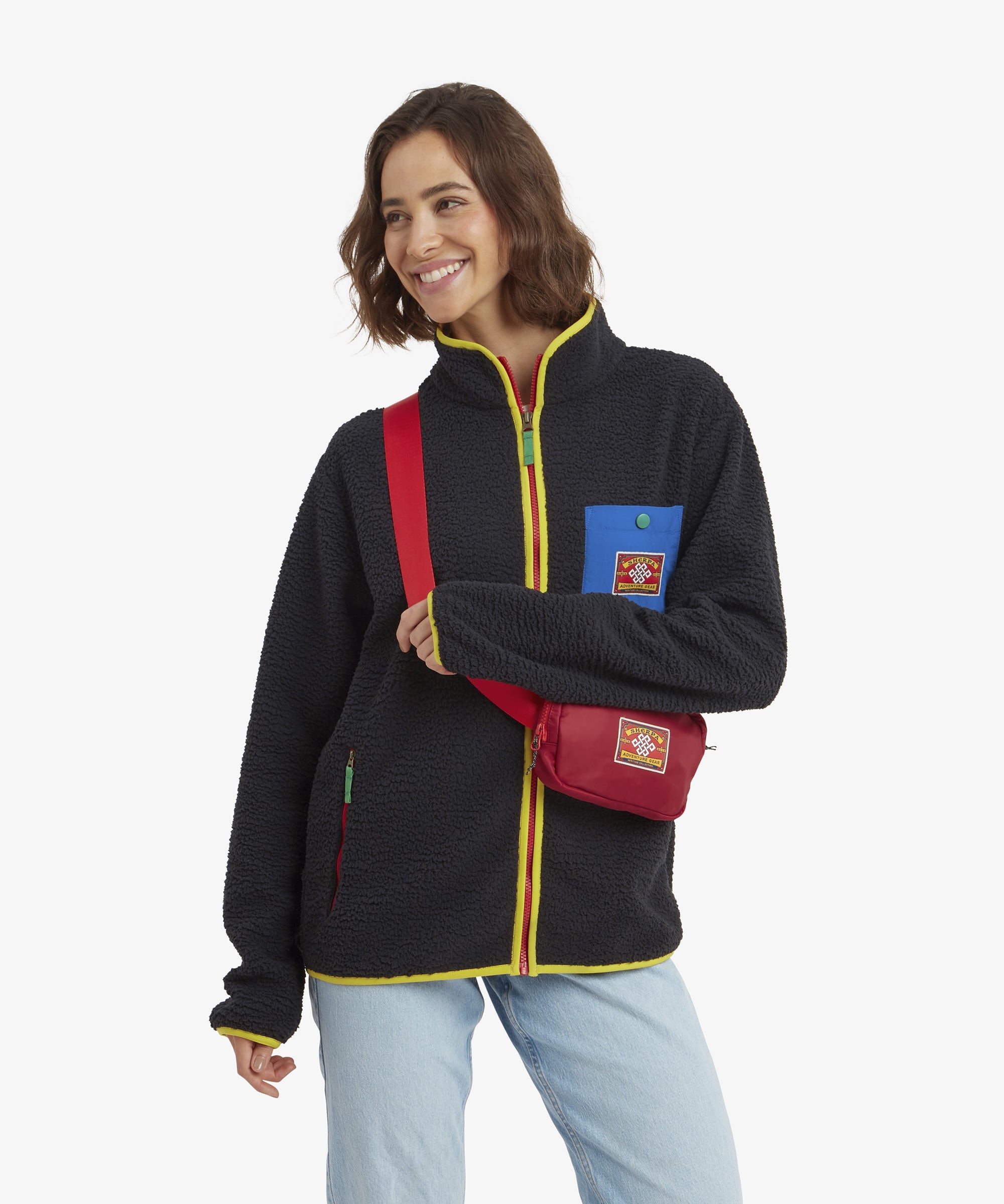 Unisex Tarcho Quarter Snap Pullover Red | Sherpa Adventure Gear