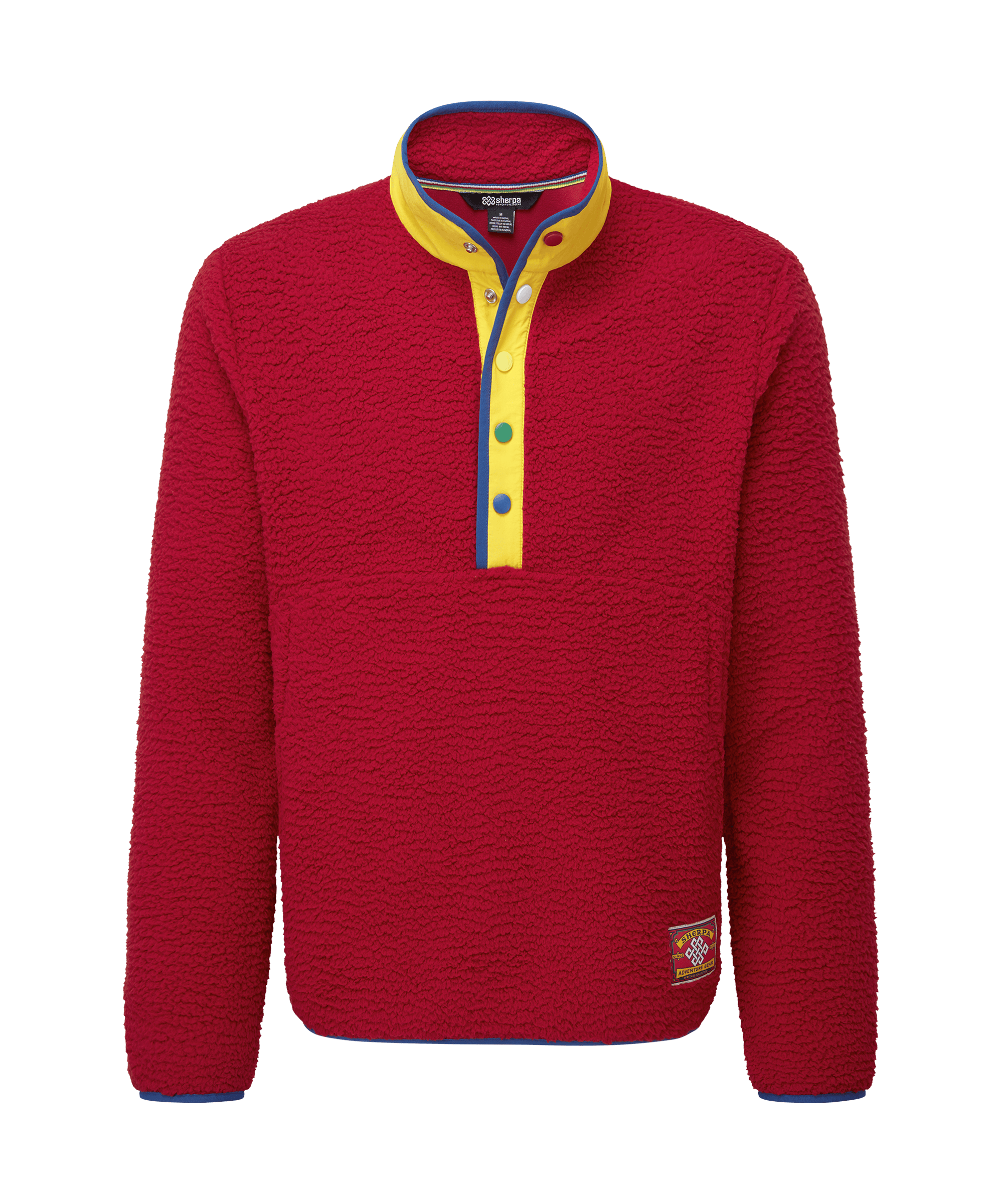 Tarcho Quarter Snap Pullover – Tibetisches Rot