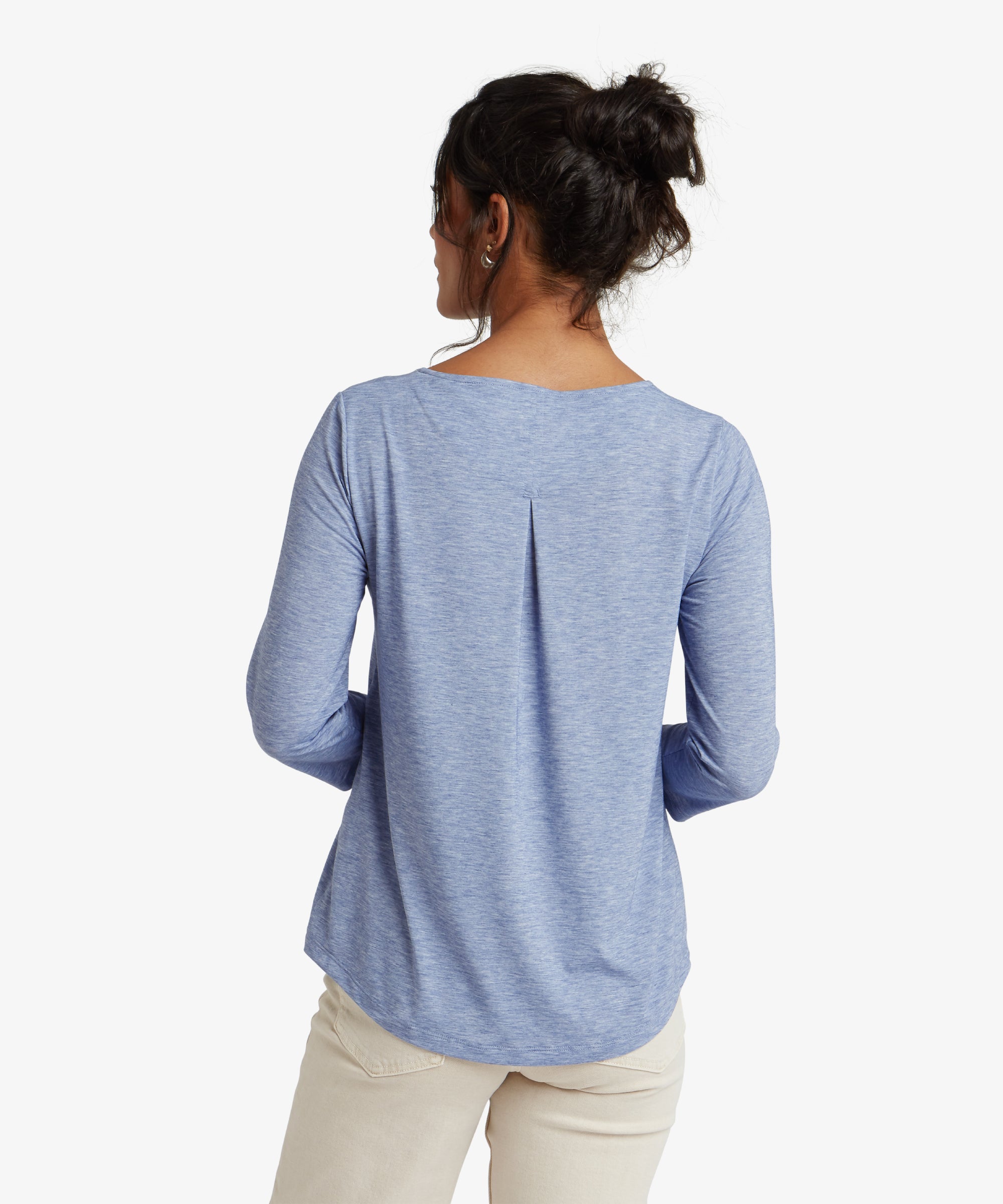 Women's Asha 3/4 Sleeve Top Blue | Sherpa Adventure Gear