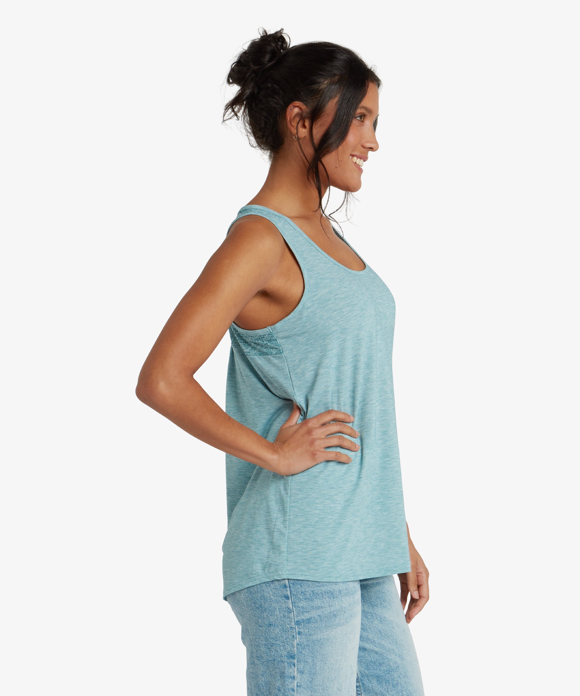 Womens Asha Tank Top Blue | Sherpa Adventure Gear