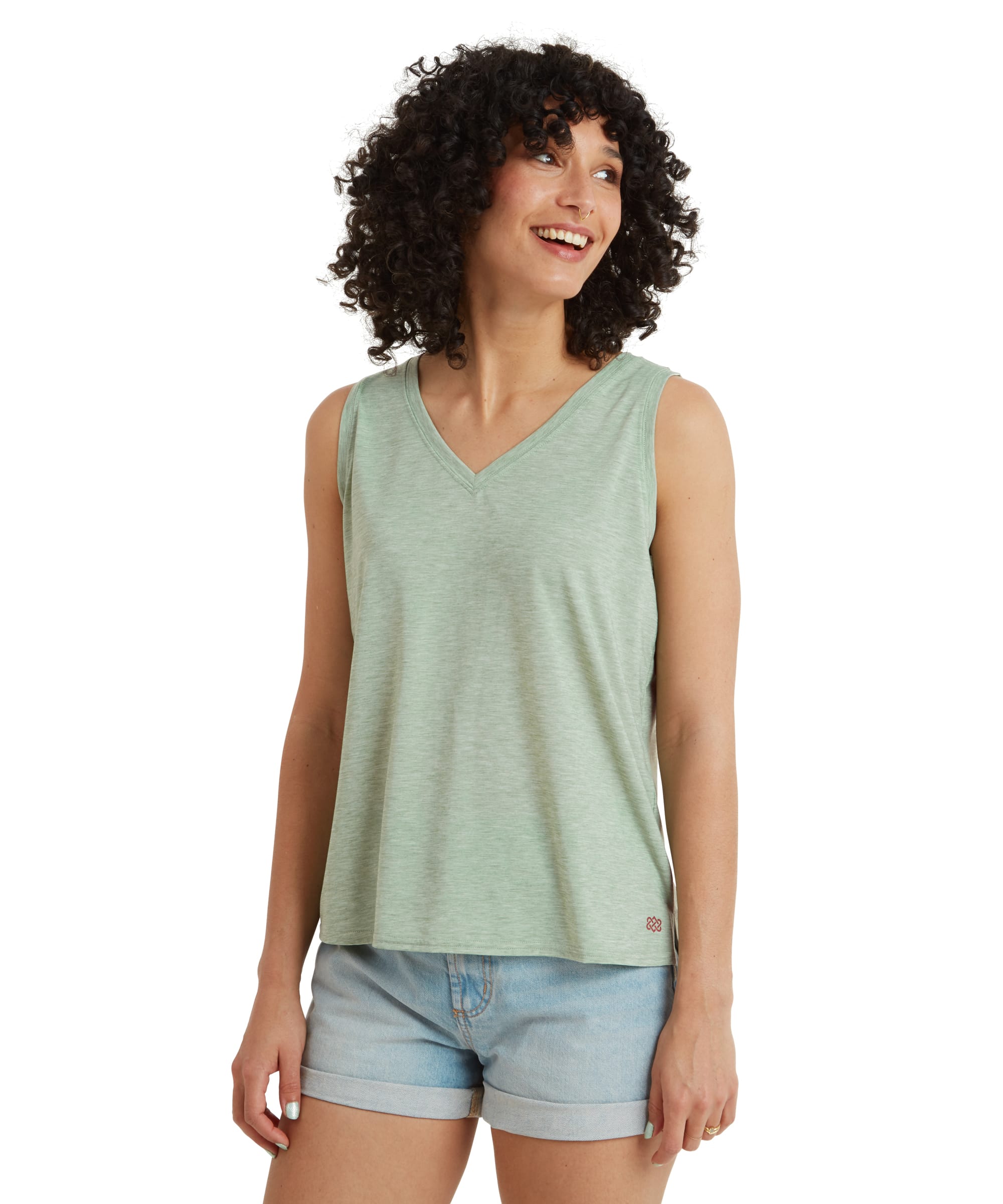 PESTO☆TREE SLEEVELESS TOP Sporty Tank – Zinnia Textiles Nelson