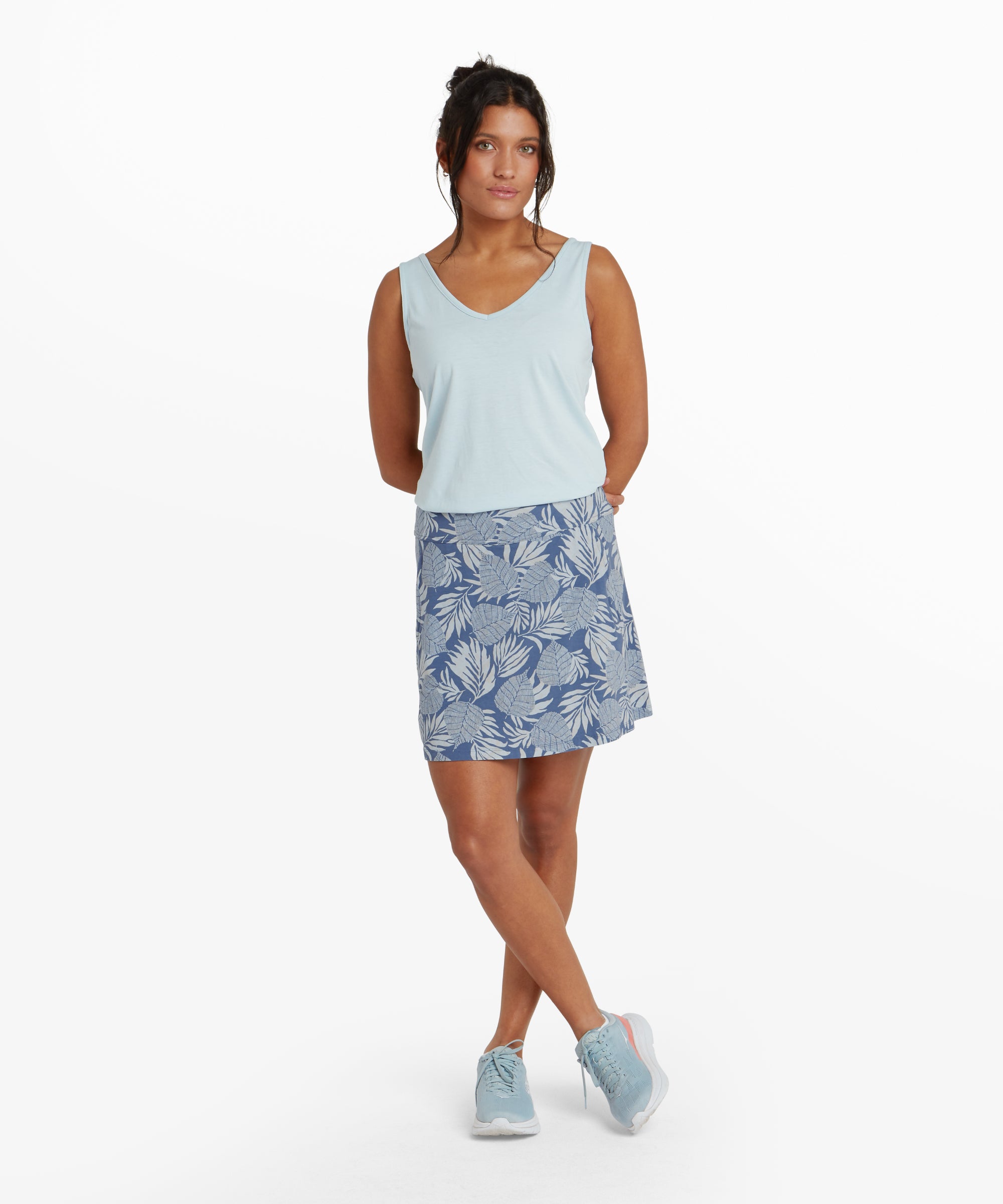 Womens Bali V Neck Tank Sky | Sherpa Adventure Gear