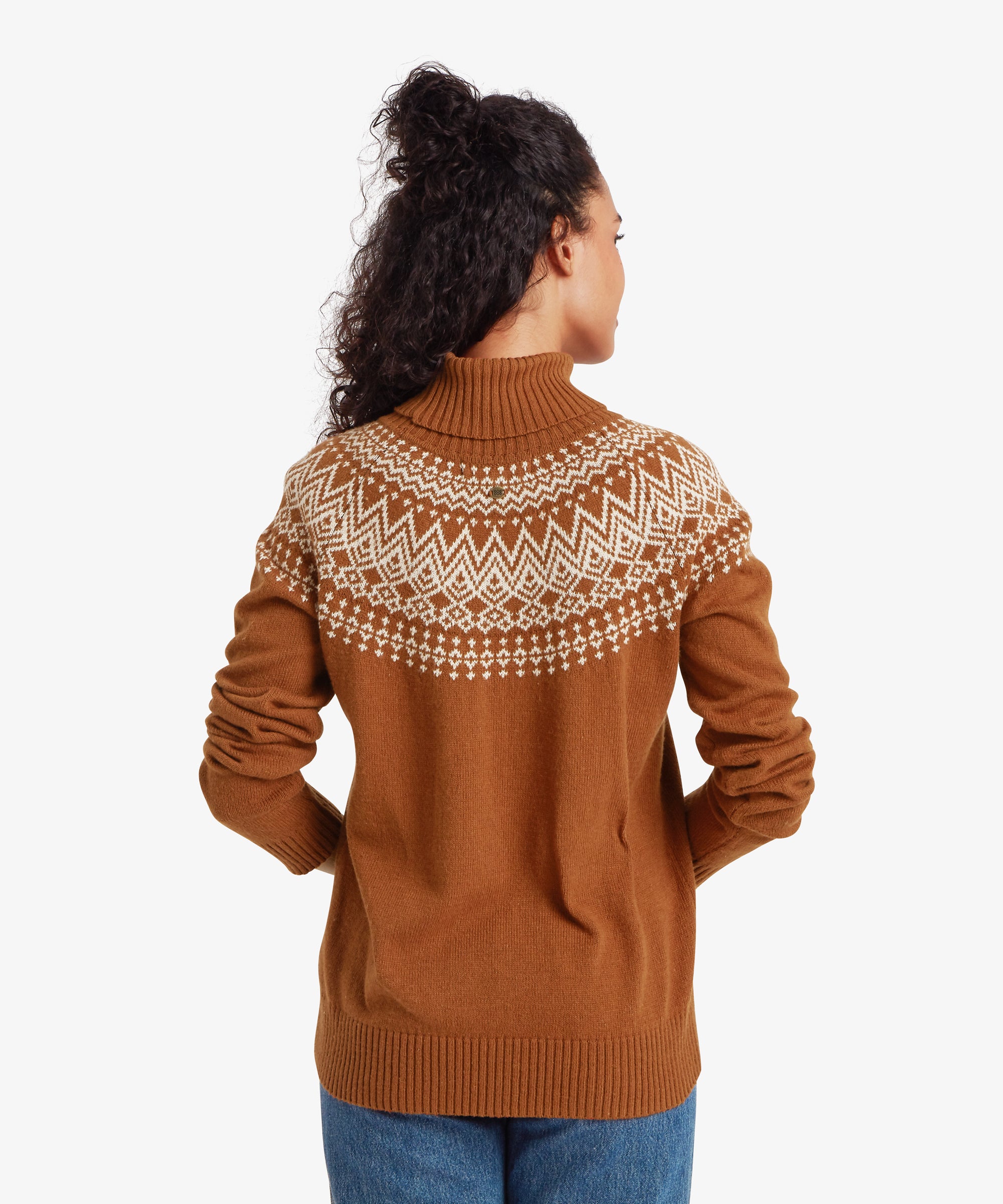 Camkilo Roll Neck Sweater - Mocha