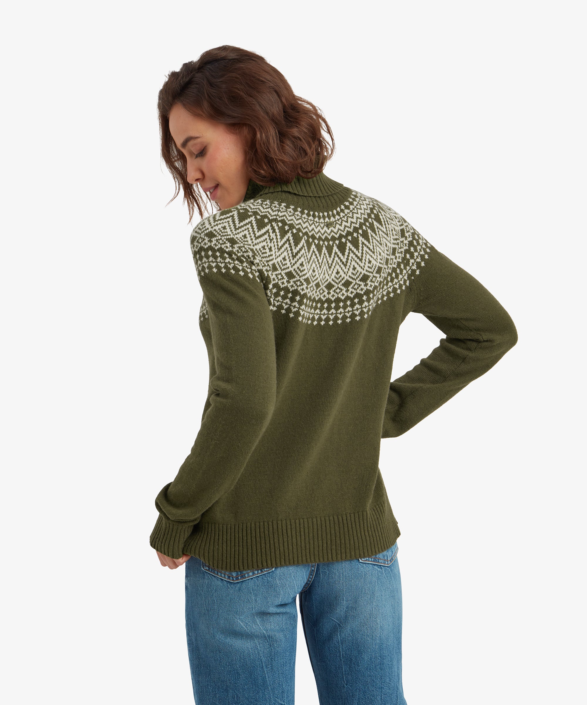 Camkilo Roll Neck Sweater - Evergreen