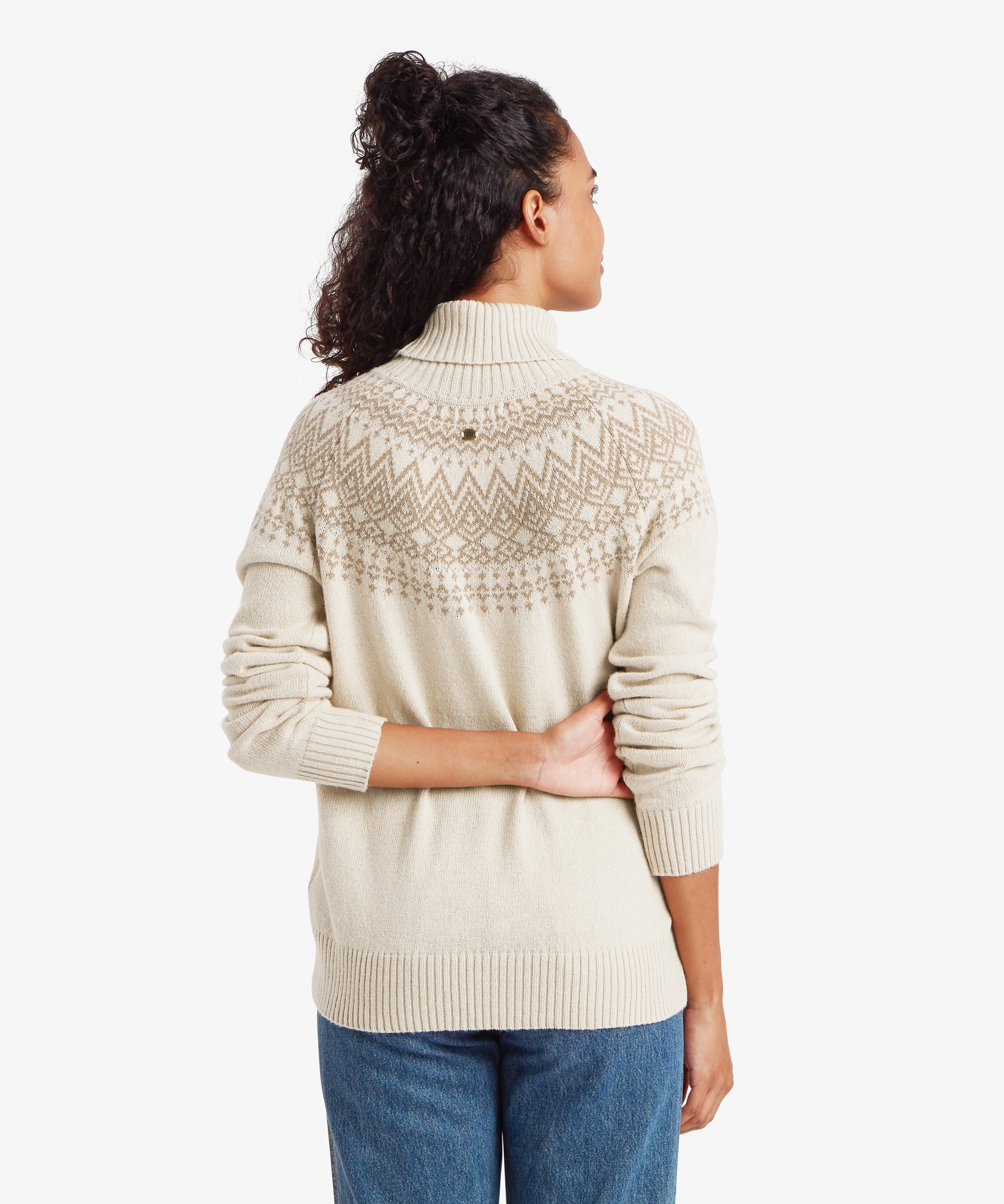 Camkilo Roll Neck Sweater - Ecru