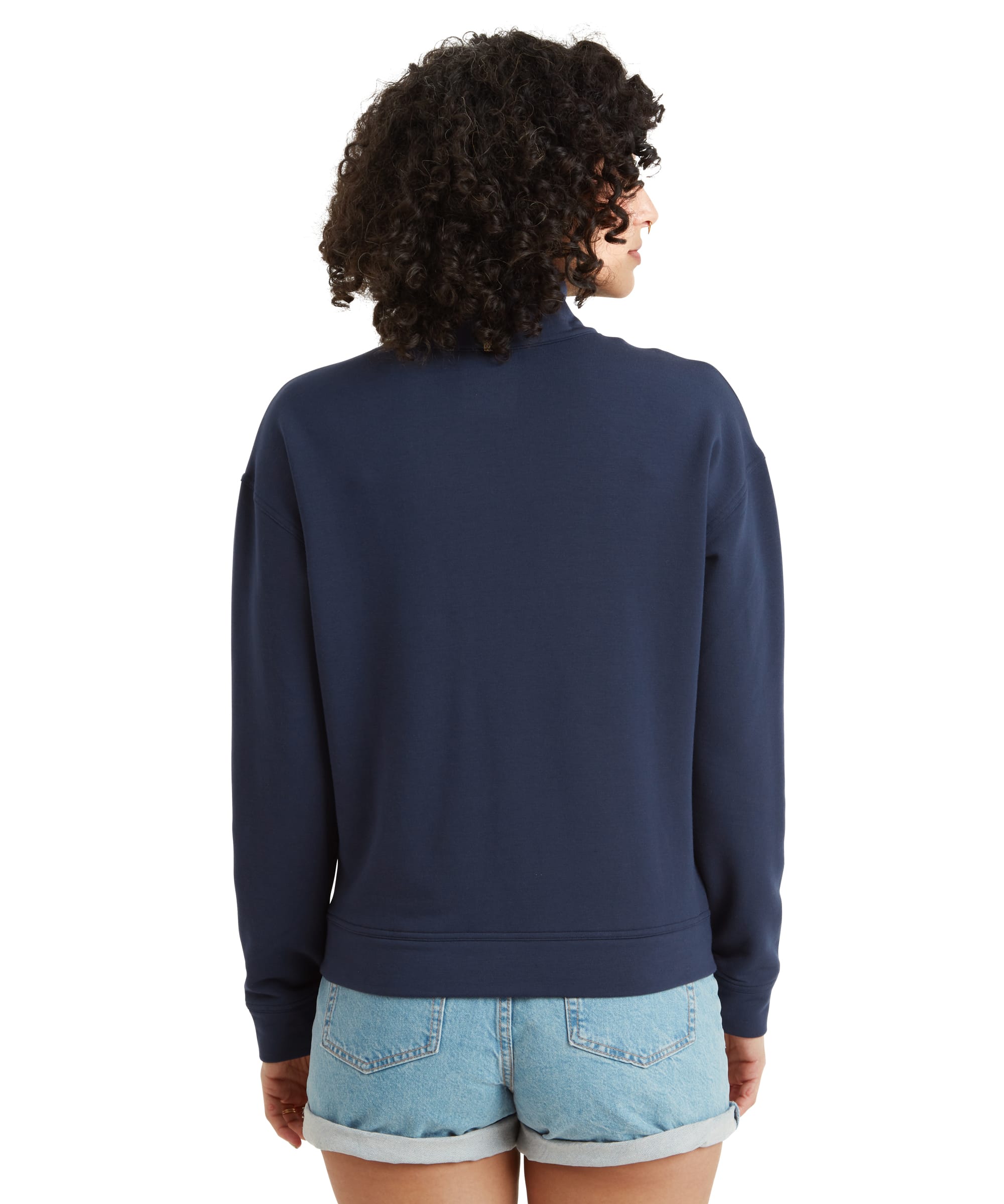 Women's Dhyan 1/4 Zip Blue | Sherpa Adventure Gear