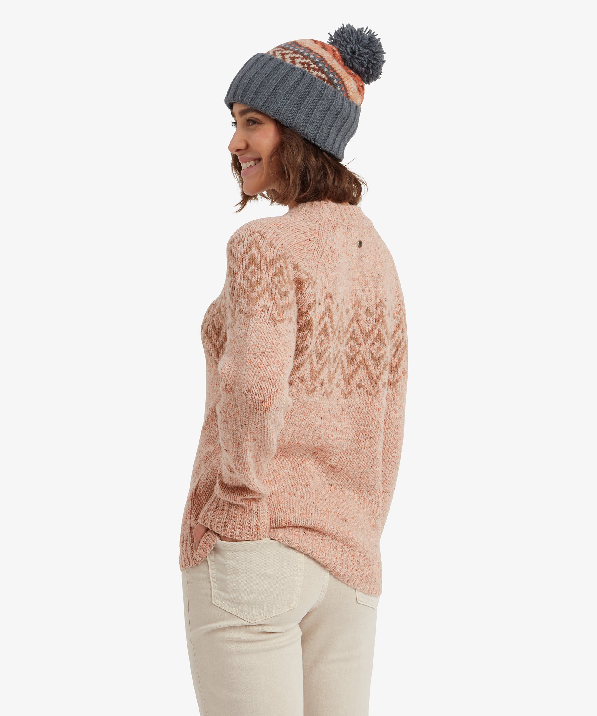 Dumji Crew Sweater - Blush