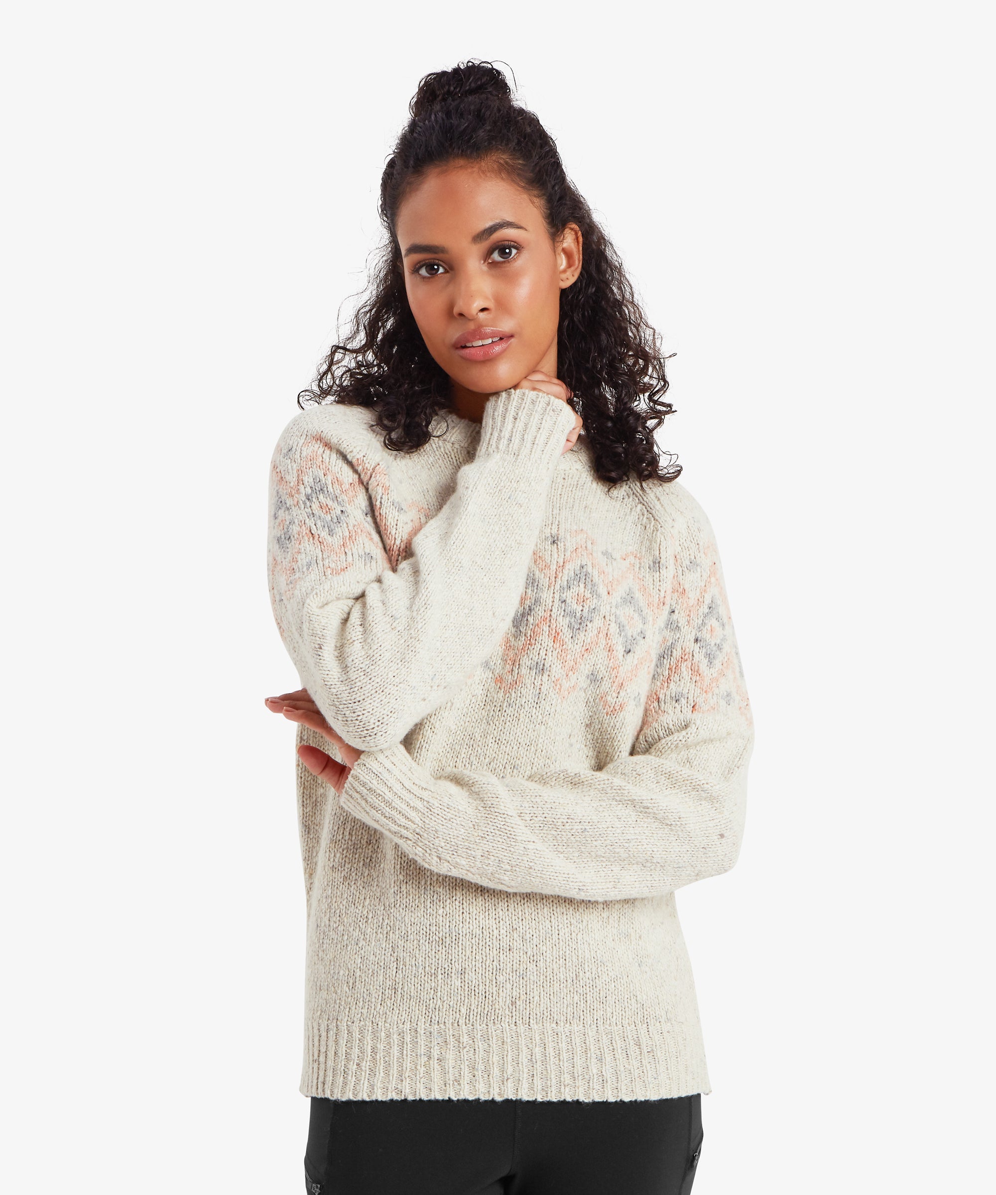 Dumji Crew Sweater - Ecru