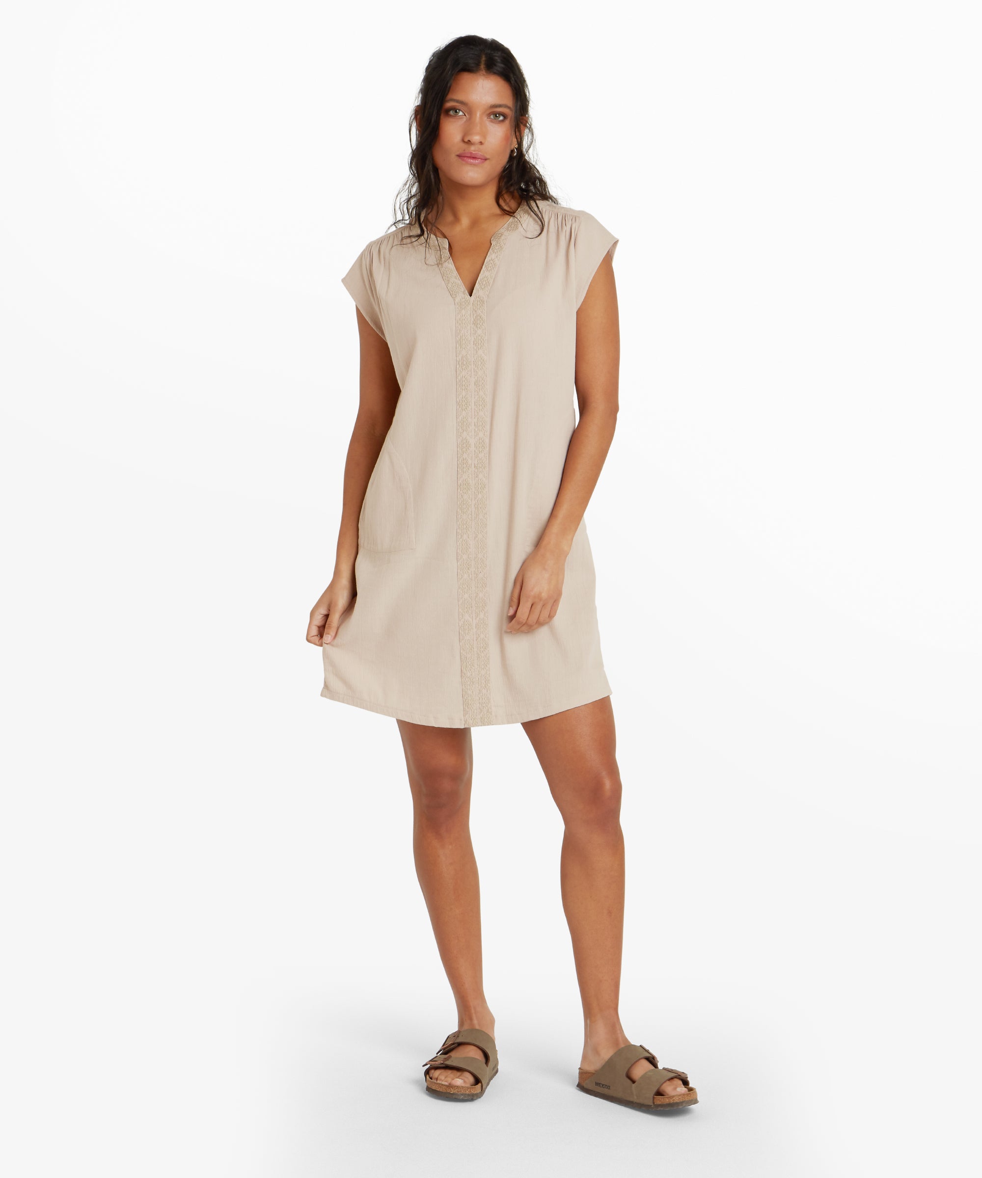 Sherpa Adventure Gear Women's HARA CAP Sleeve Dress - Goa Sand S Sherpa Adventure Gear Women's HARA CAP Sleeve Dress - Goa Sand S