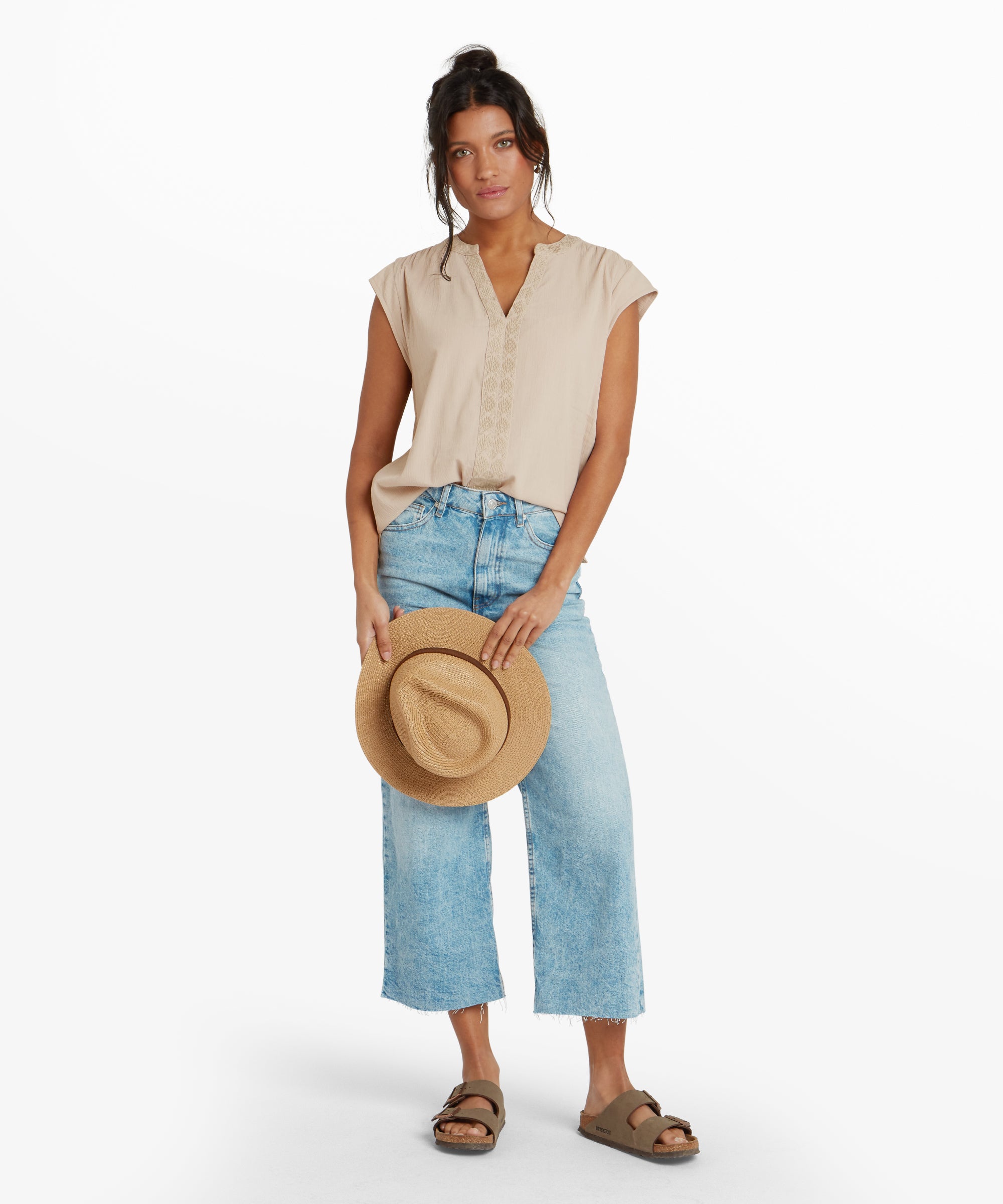 Womens Hara Cap Top Beige | Sherpa Adventure Gear