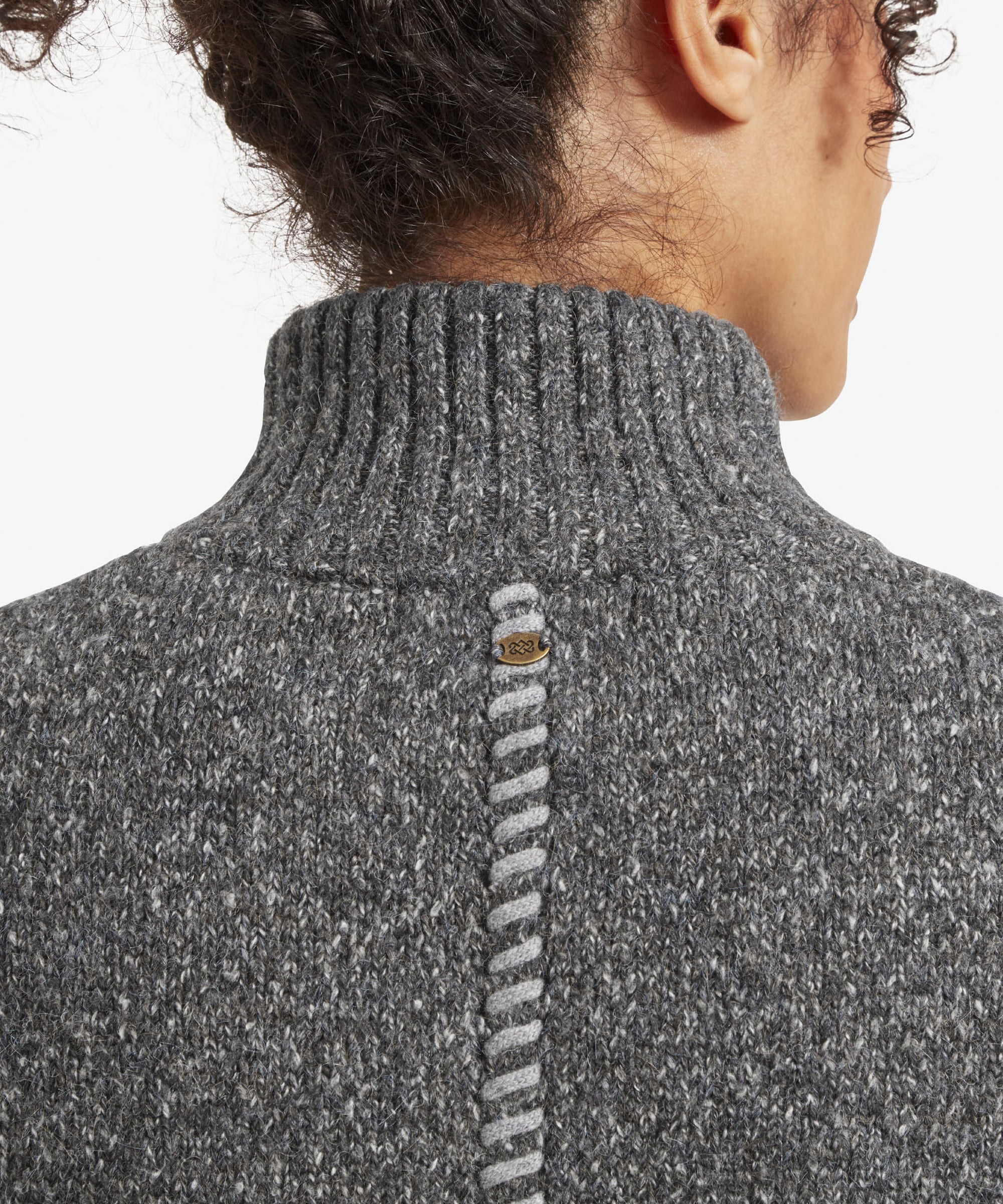 Women's Full Zip Cardigan Coat Grey | Sherpa Adventure Gear